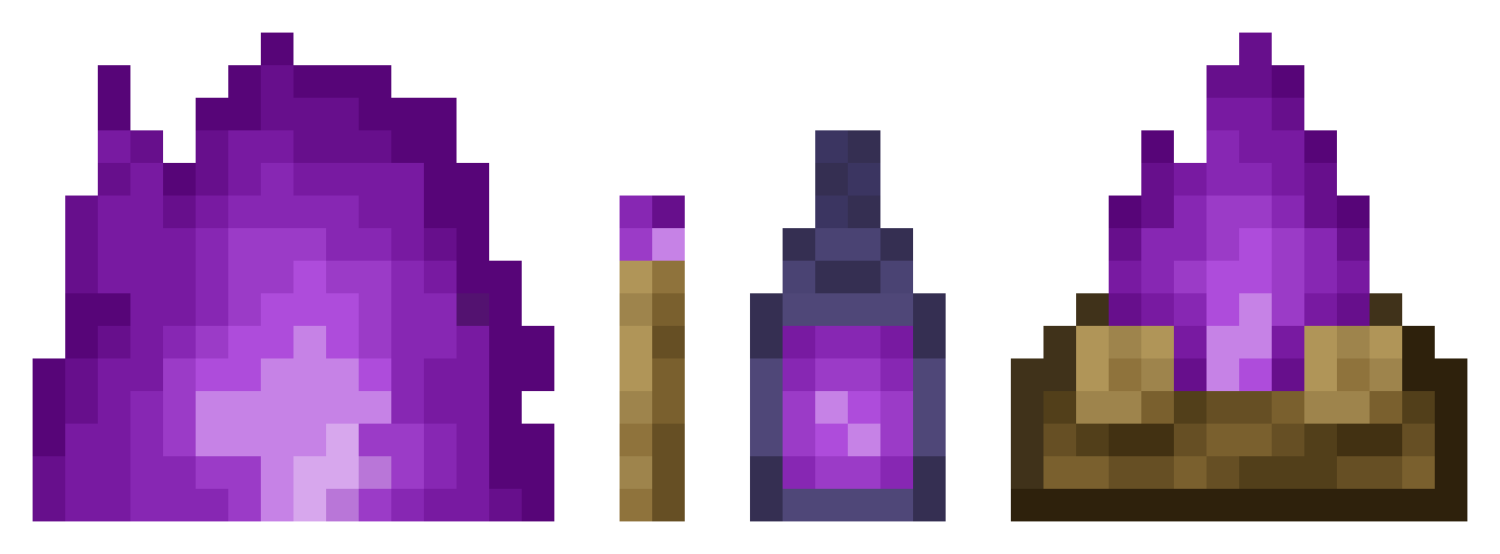 Pixilart Minecraft Chorus Fire by SourStew47