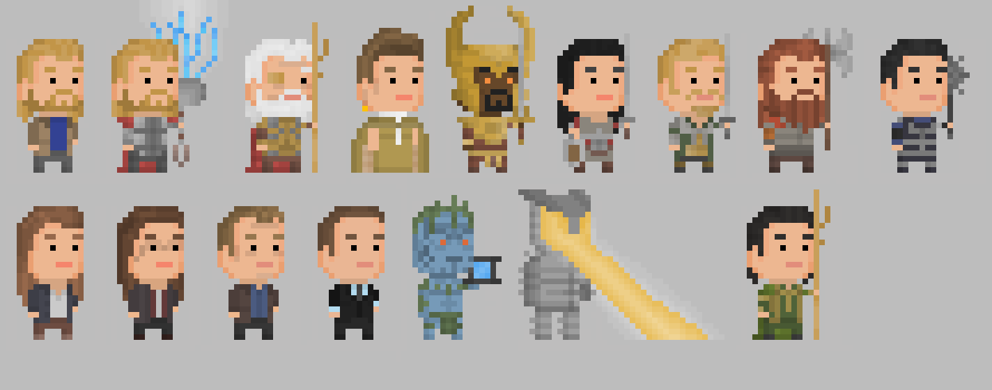 Pixilart - Thor by Lfire13