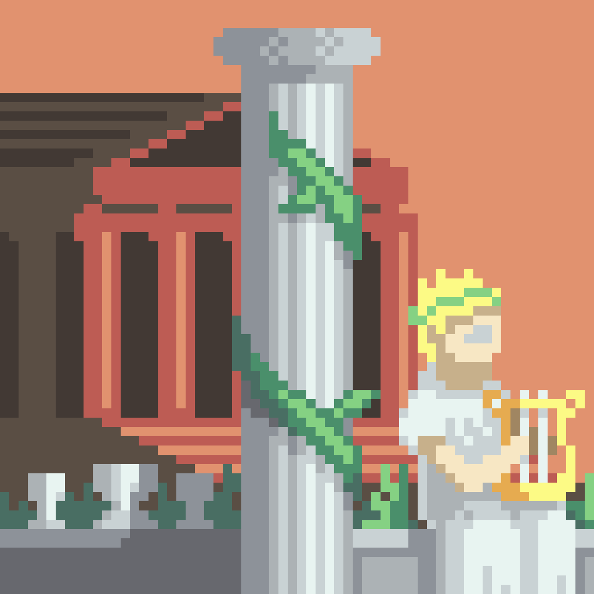 Pixilart - Column by thebeekeep