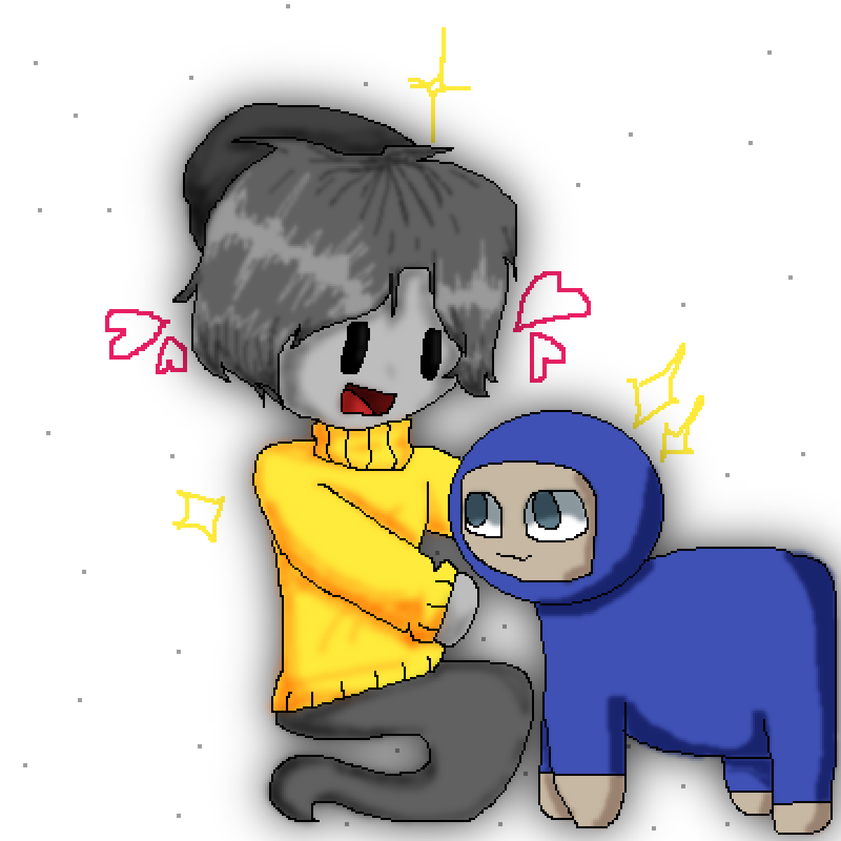 Pixilart - Ghostbur and Friend by P0G4RT42