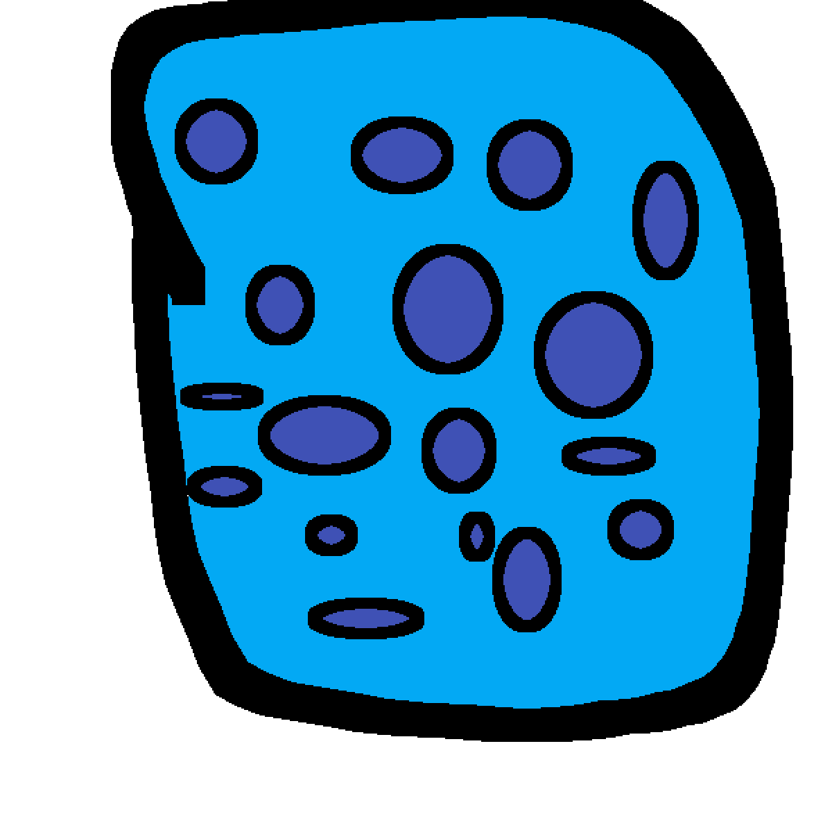 Pixilart - blue pop it by Arch-illager