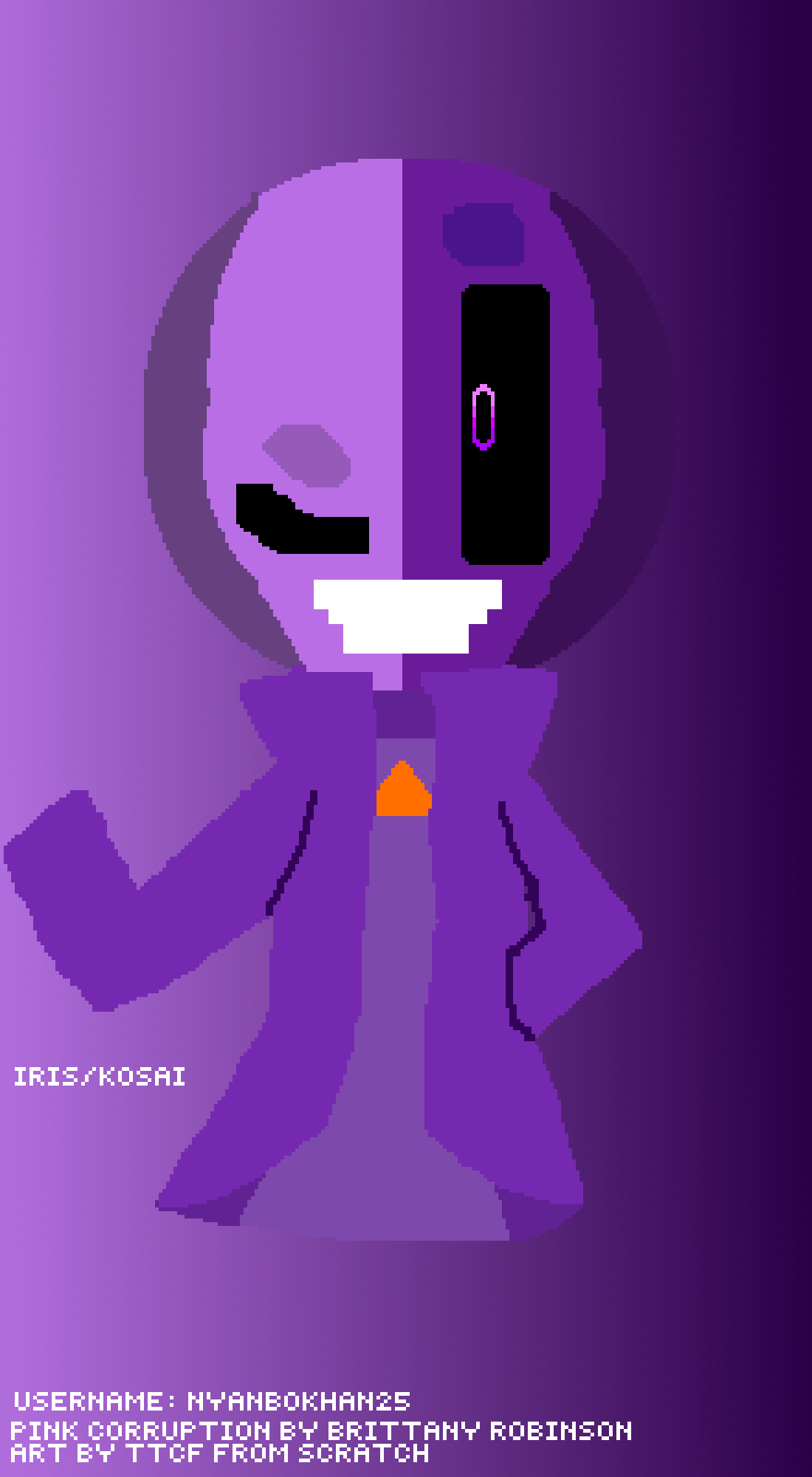 Pixilart - Iris Pink Corruption by 1saacMyB3loved