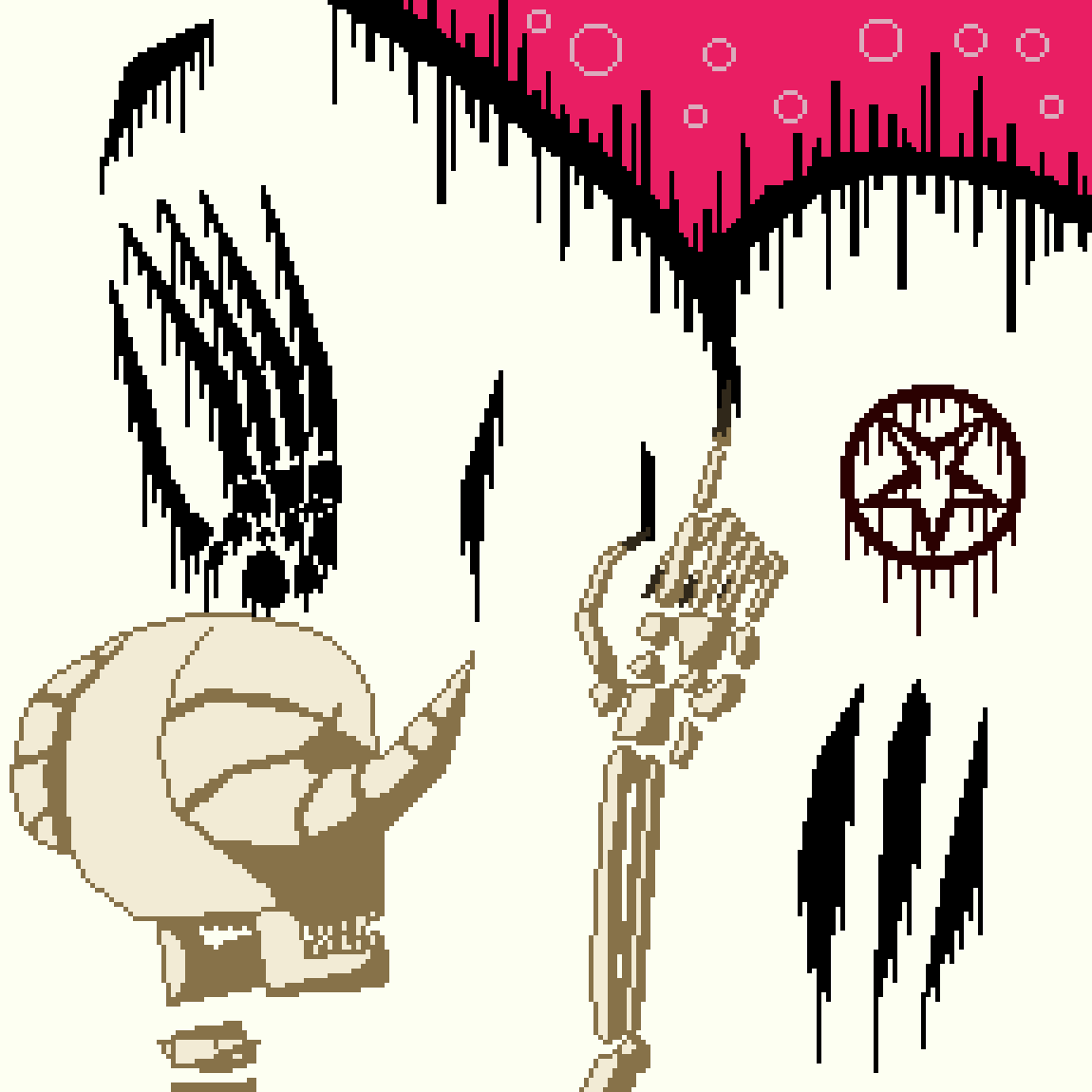 Skeleton Demon Thing Paints