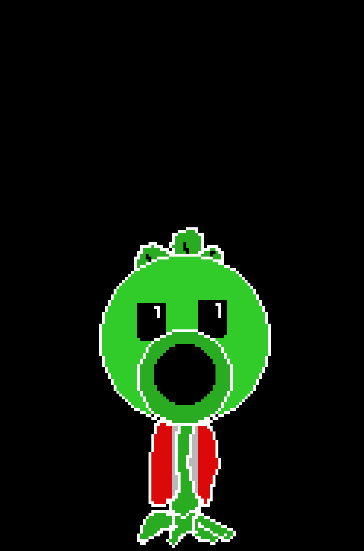 Pixilart underplants peashooter by Titular