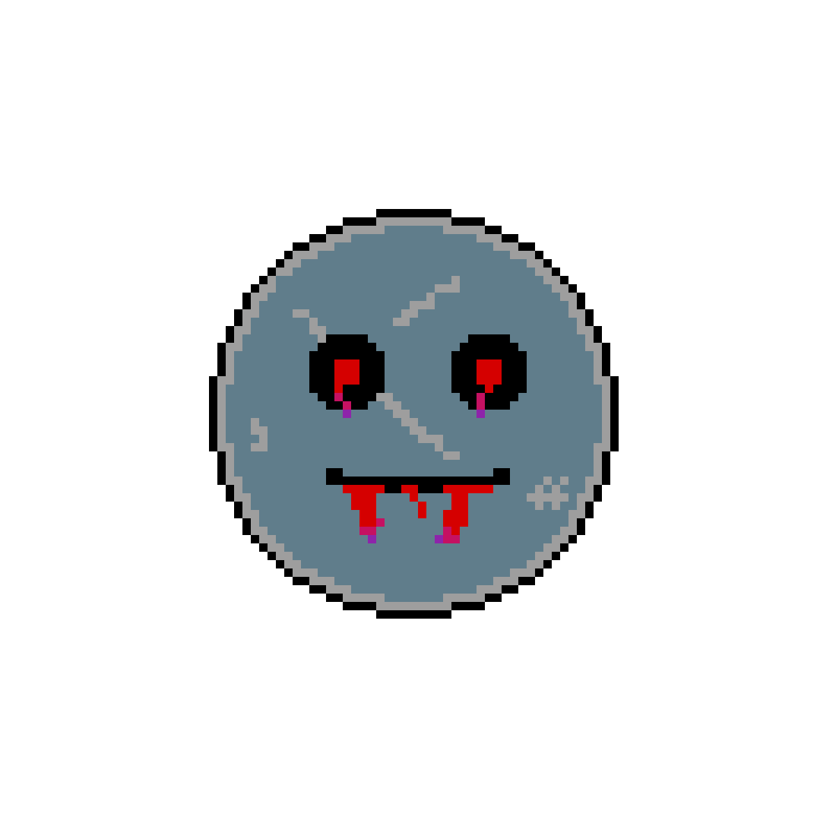 pixilart vampire emoji by