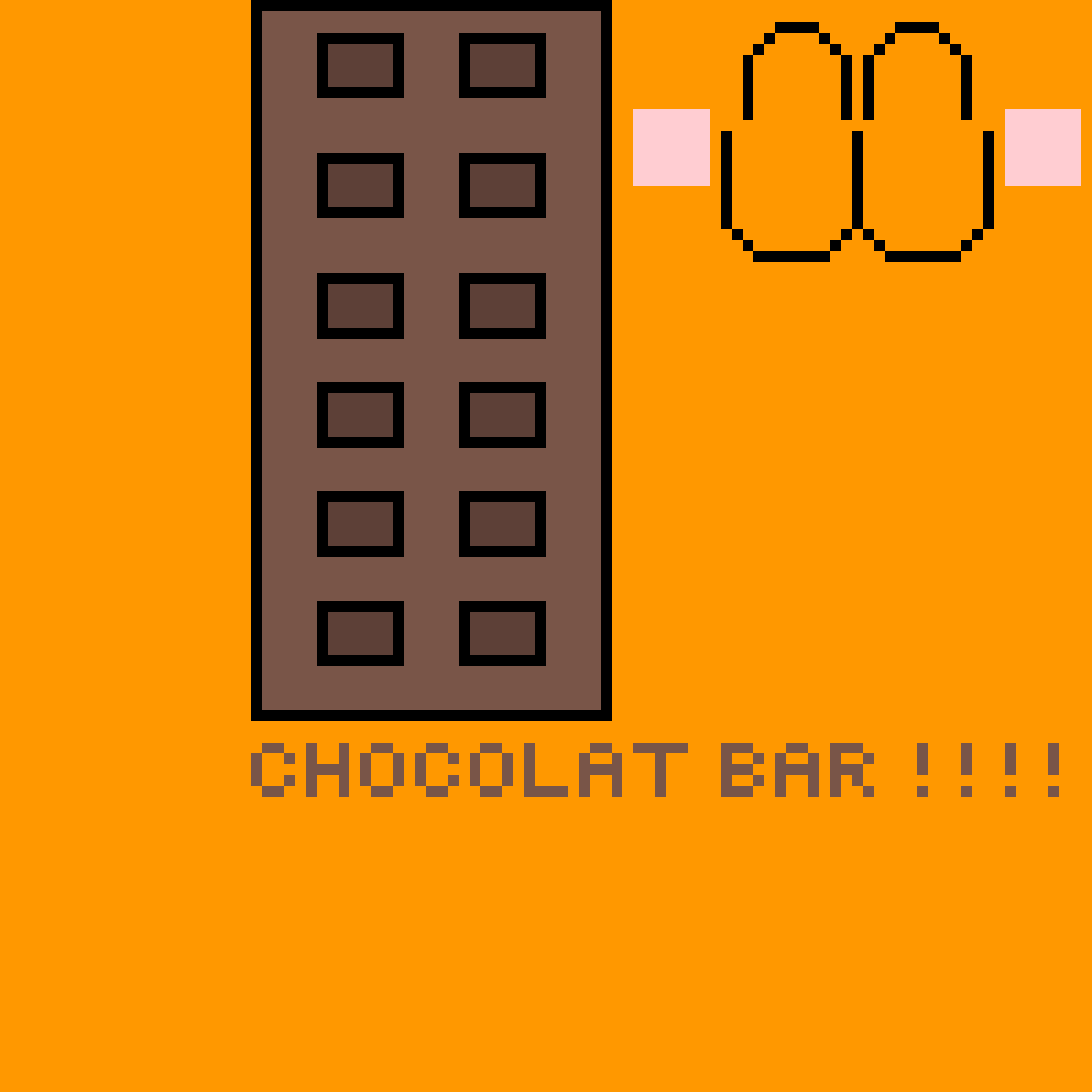 Pixilart Chocolate Bar by Frostfur
