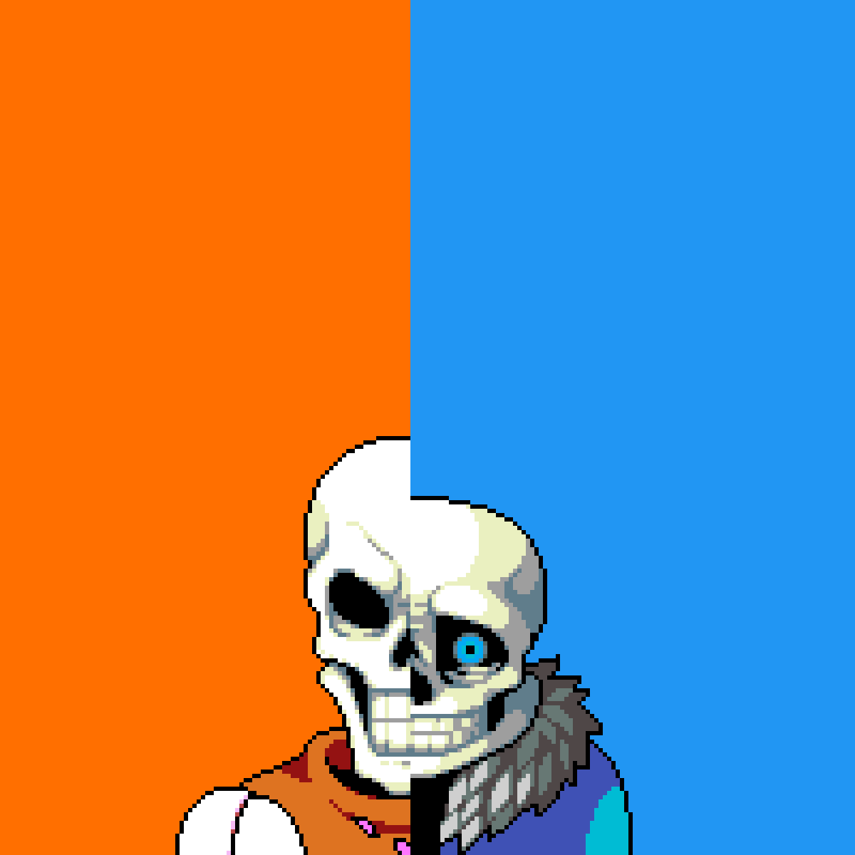 Sans vs Papyrus by Daddy-Chan