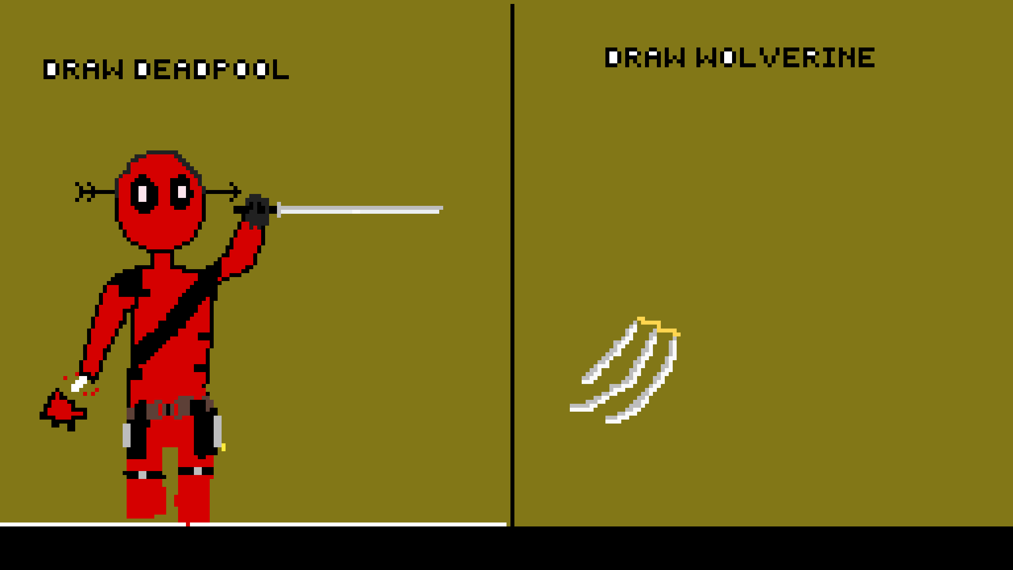 Deadpool Pixel Art Grid Black Pixel Art Black Widow | Pixel Art Super