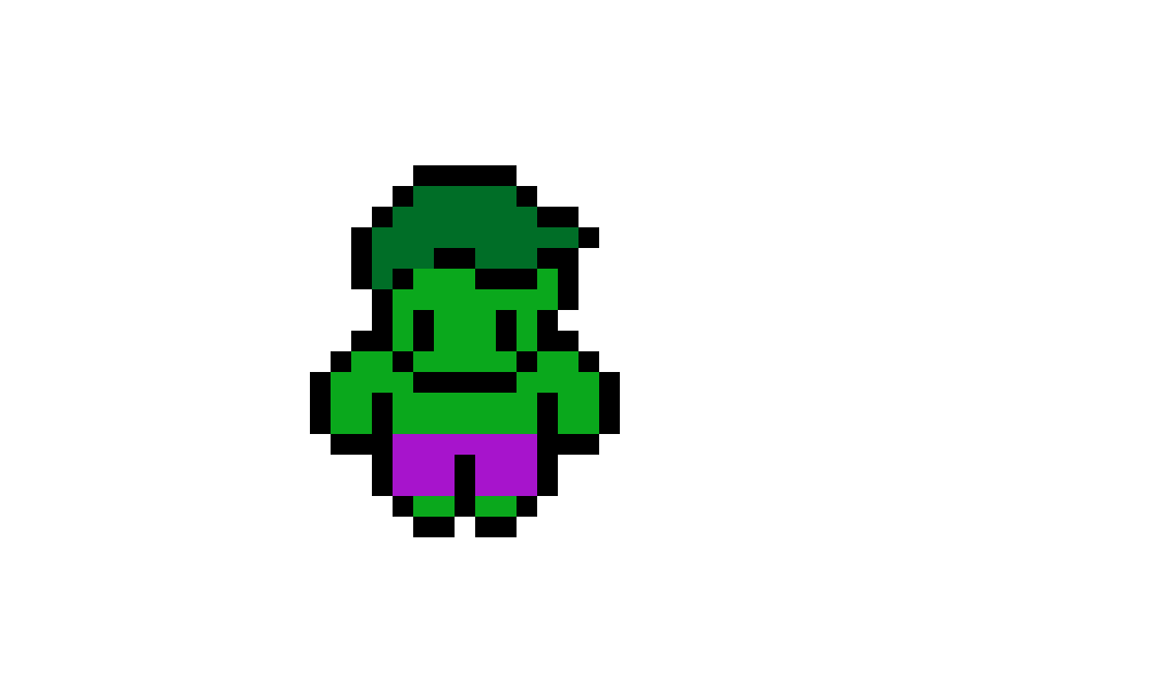 Editing Hulk - Free online pixel art drawing tool - Pixilart