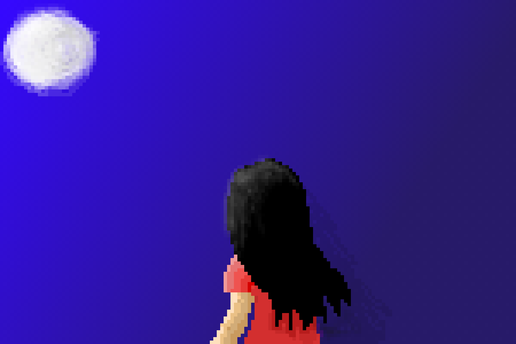 Pixilart - moon by XXxAndxXX