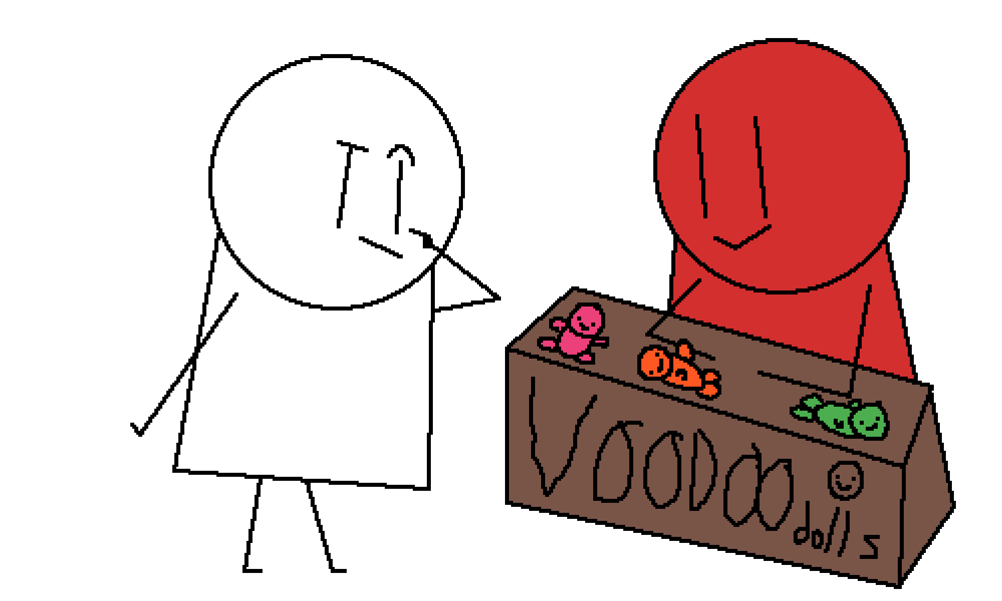 Pixilart Voodoo Dolls GIF Remade by realguyisless