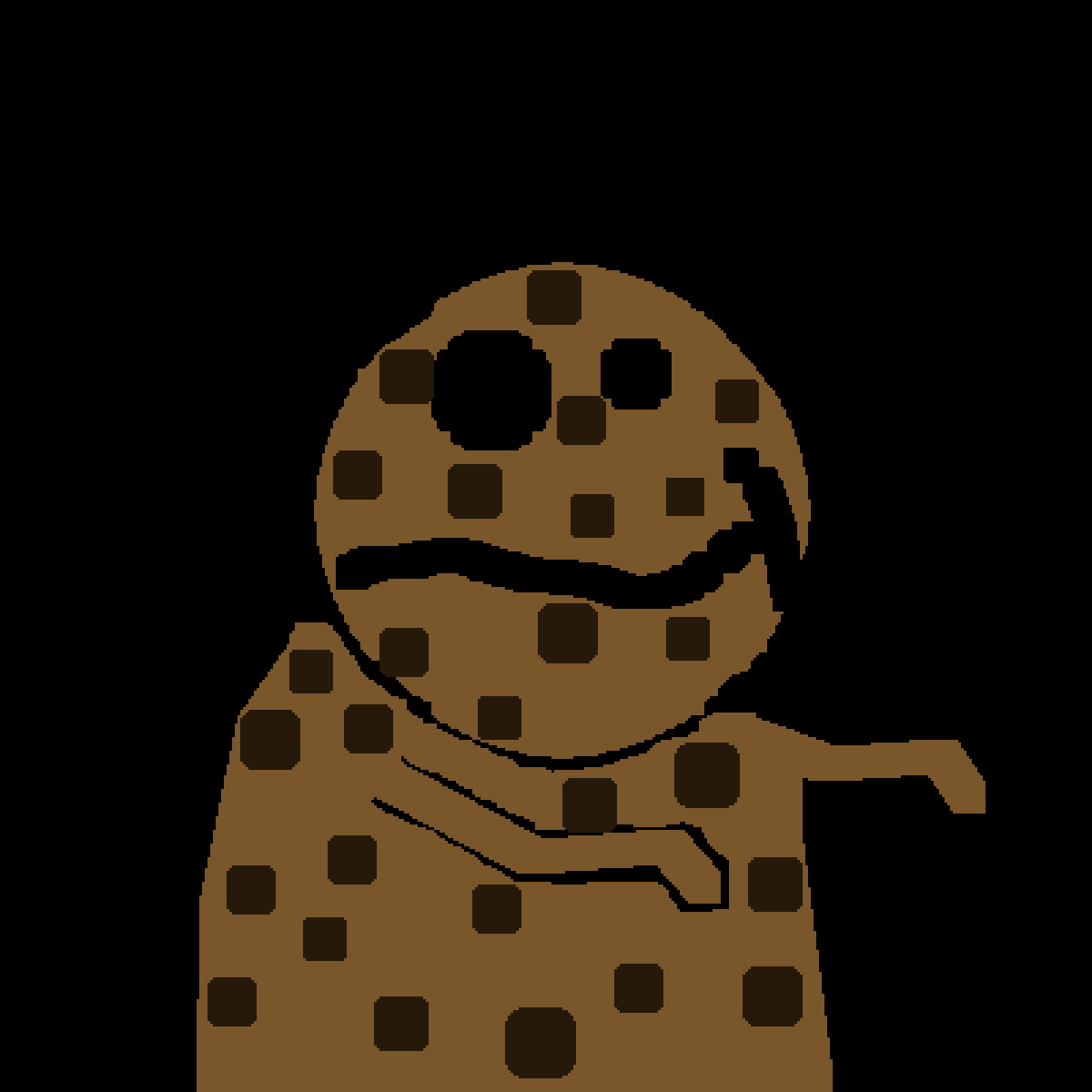 Pixilart the real cookie monster by a person420