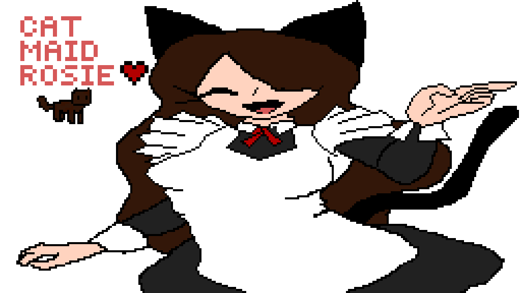 Cat Maid Rosie by PixelTeddy2270