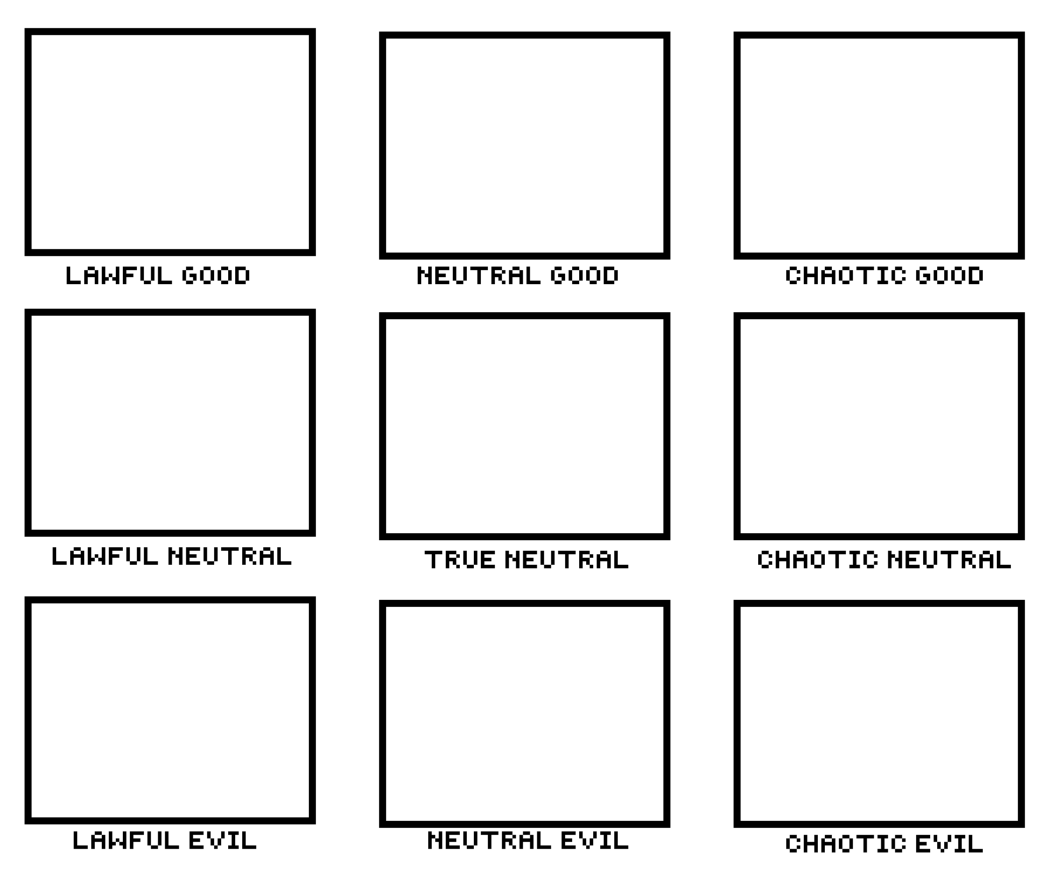 Pixilart - Alignment Chart by Dozora
