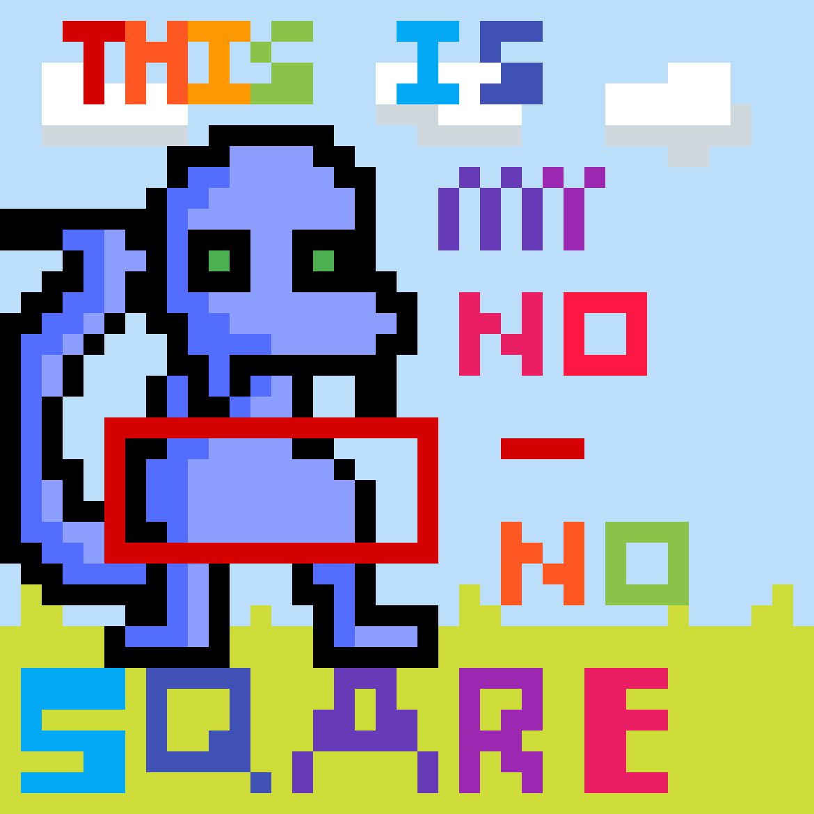 Editing the no no square Free online pixel art drawing tool Pixilart
