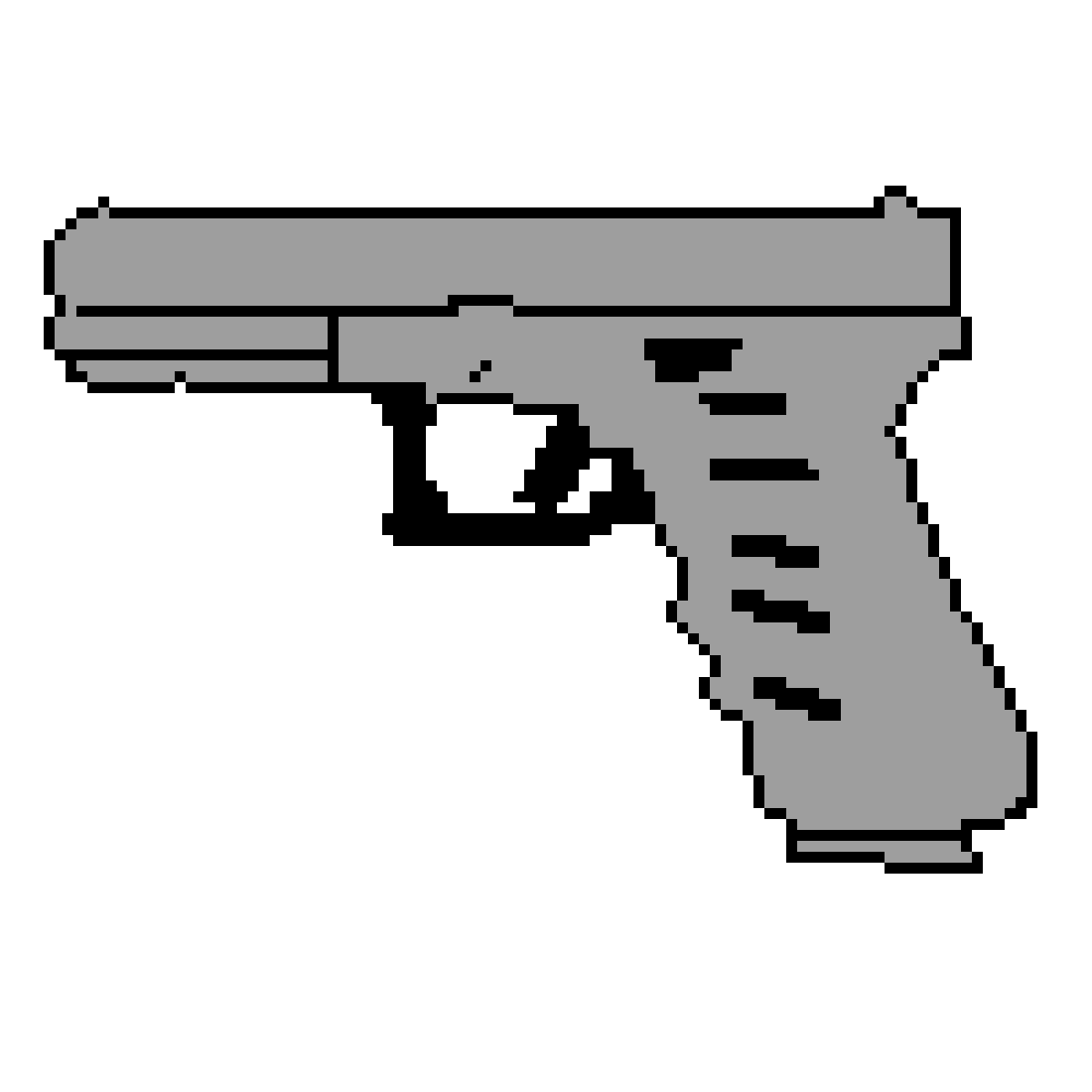 Pixilart Glock 22 Standard issue police gun by SpeedyBatmobile