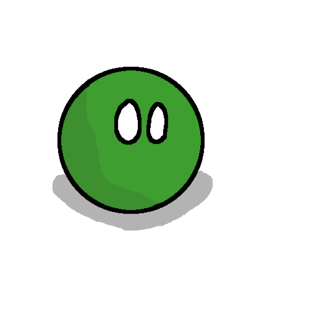 Pixilart green ball blinks by americlyD