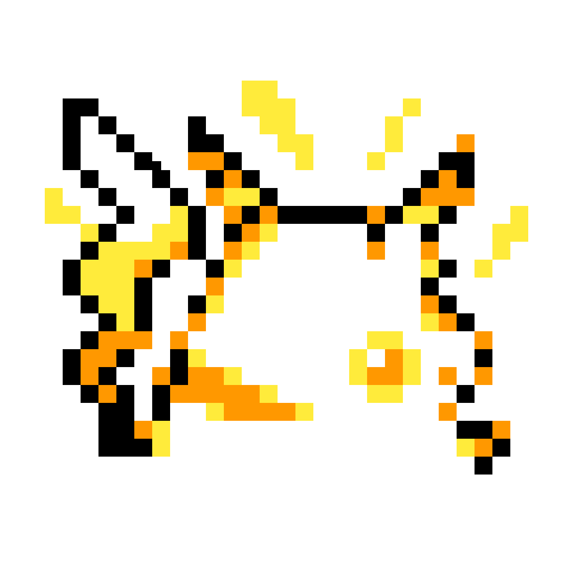 Pixilart GB pikachu yellow version by minecraftplazee