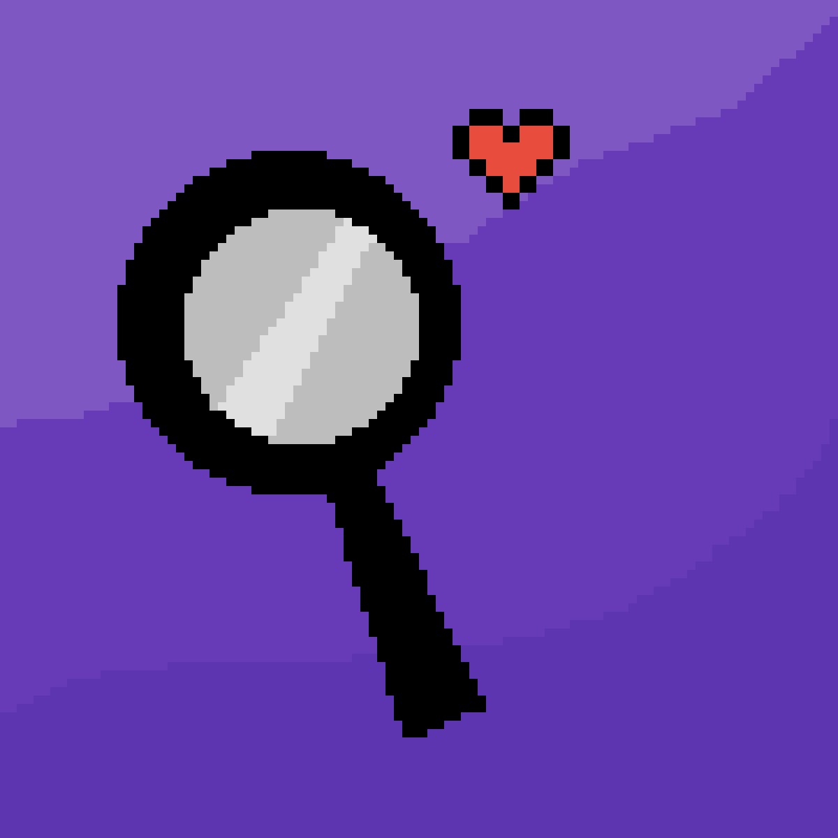 Editing How To Draw A Magnifying Glass! Free online pixel art drawing