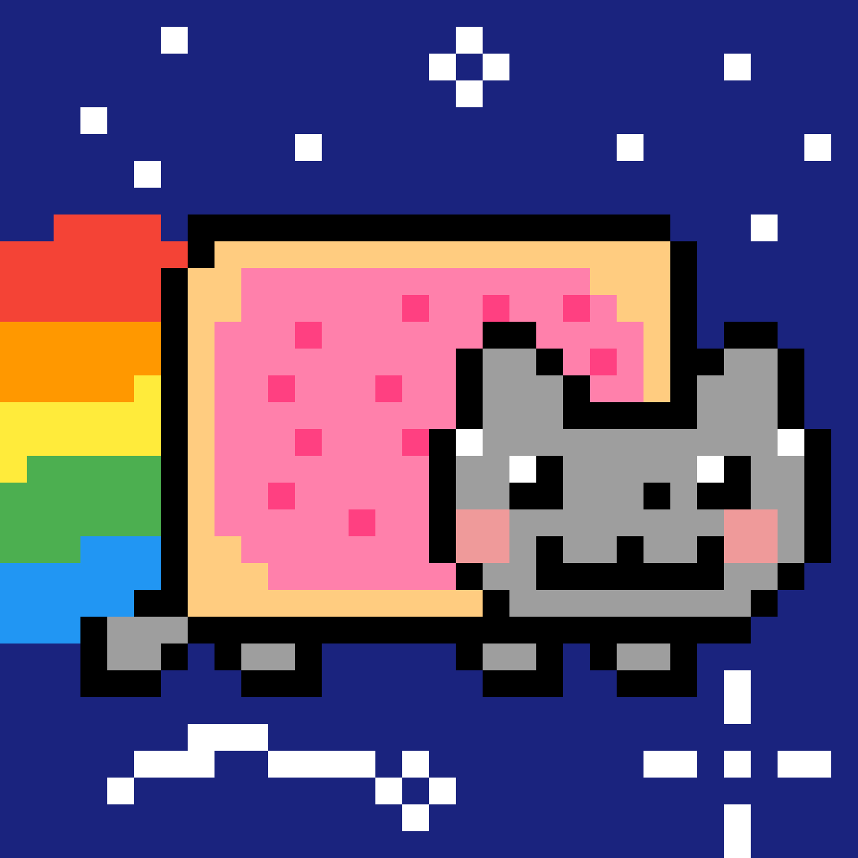 Pixilart - Nyan Cat Nostalgia by Delinquentia