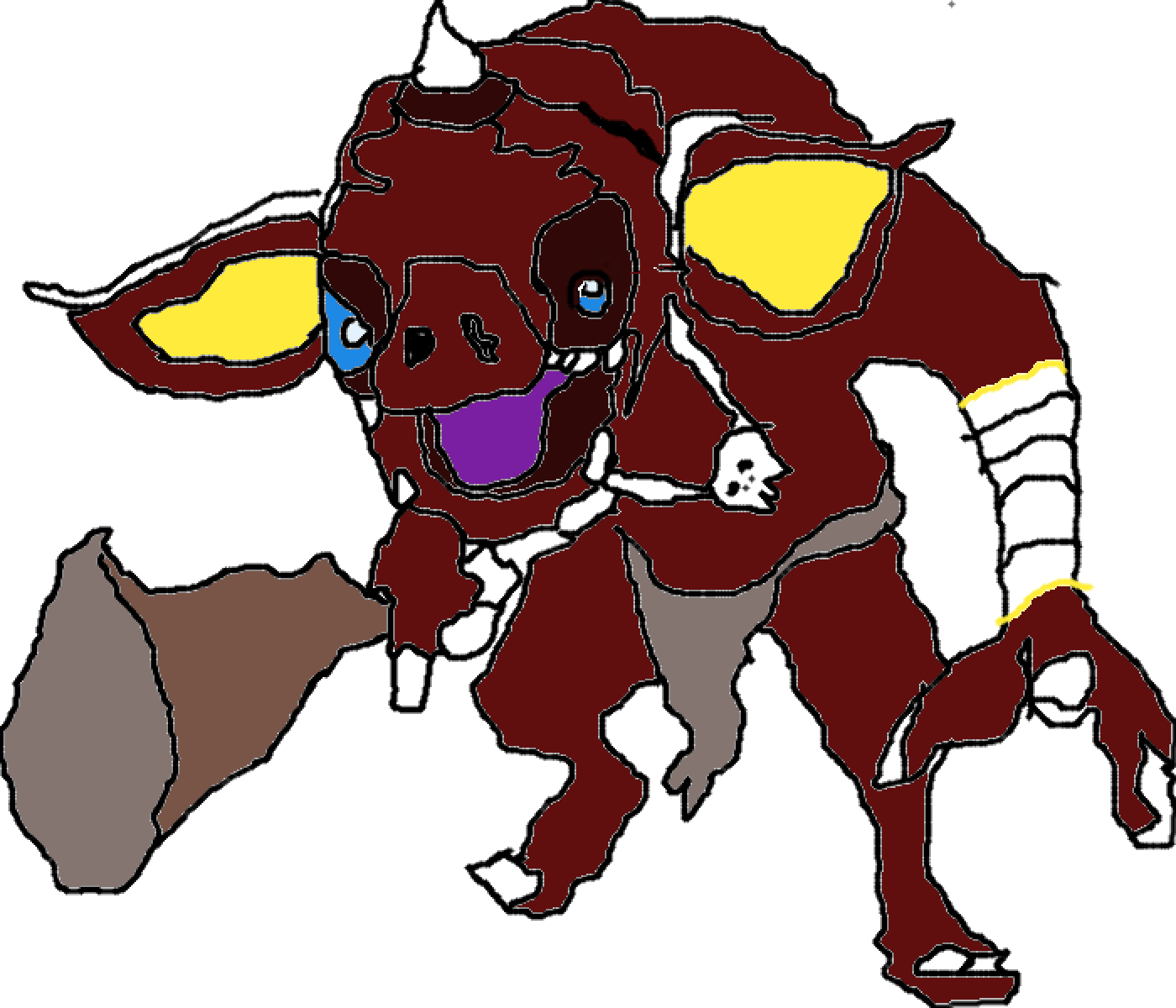 Pixilart - bokoblin by Squigglysquid26