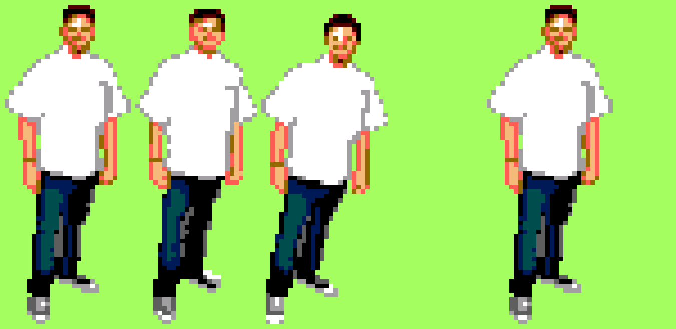 a normal person idle