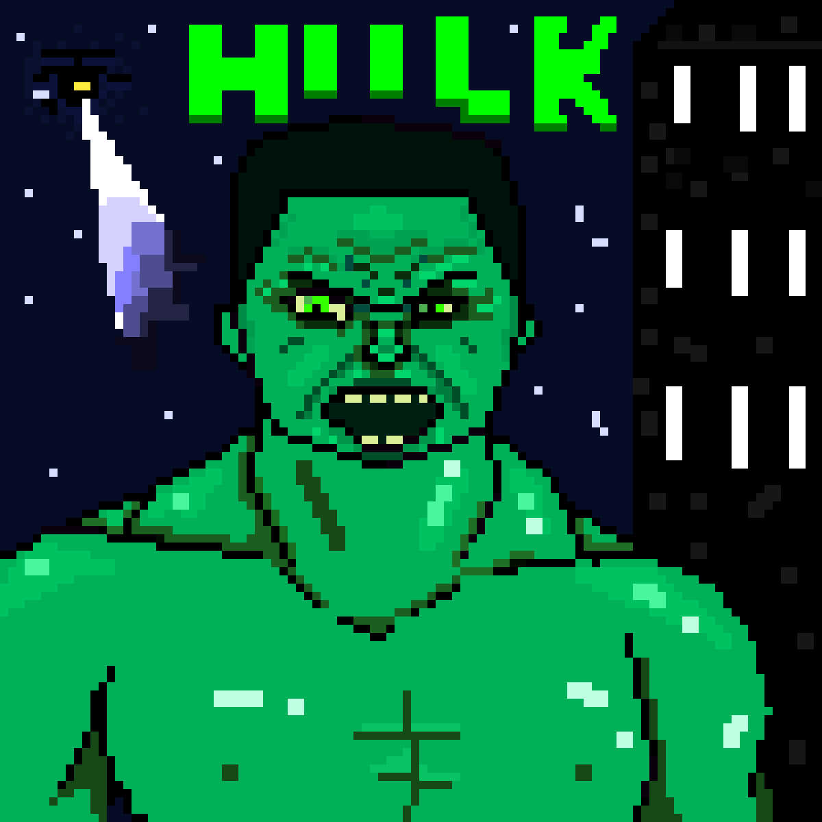 Editing The Incredible Hulk - Free online pixel art drawing tool - Pixilart