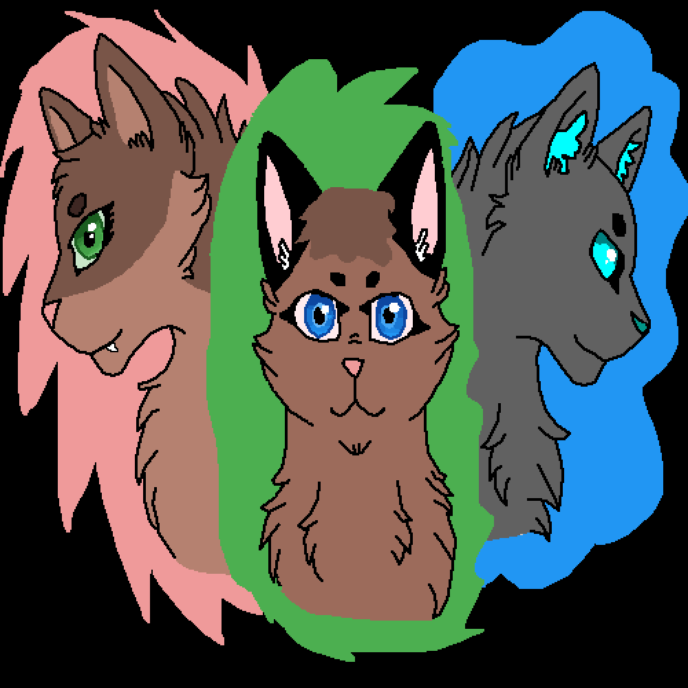 pixilart the 3 besties