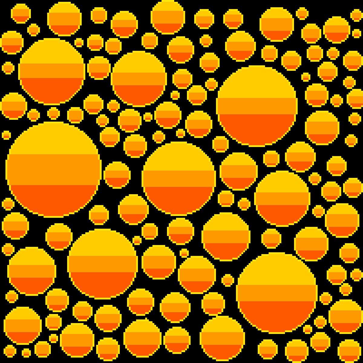 Pixilart Spheres of flames (Orange) by SCWProductions