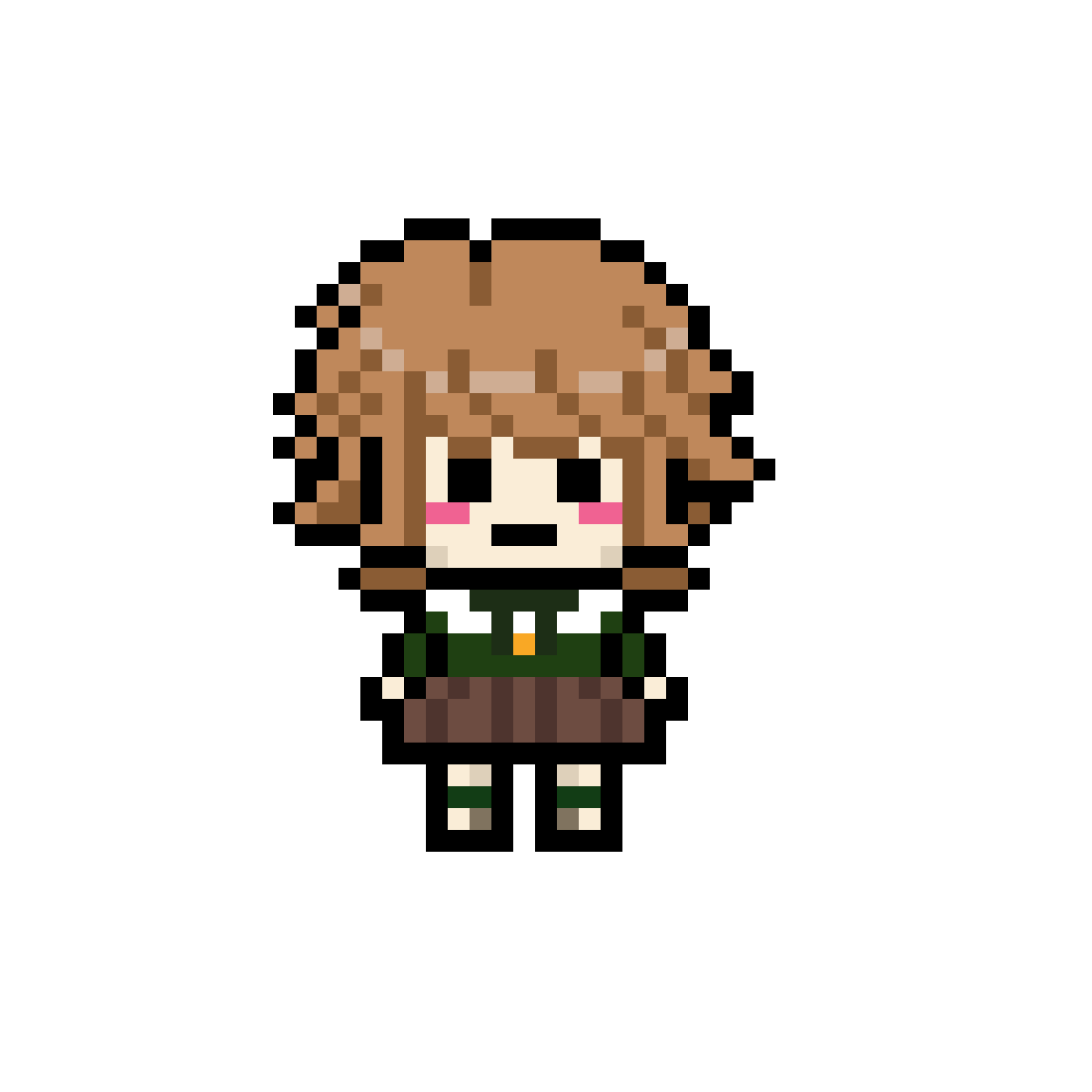 Pixilart - Chihiro Pixel Sprite by Pixelsprites