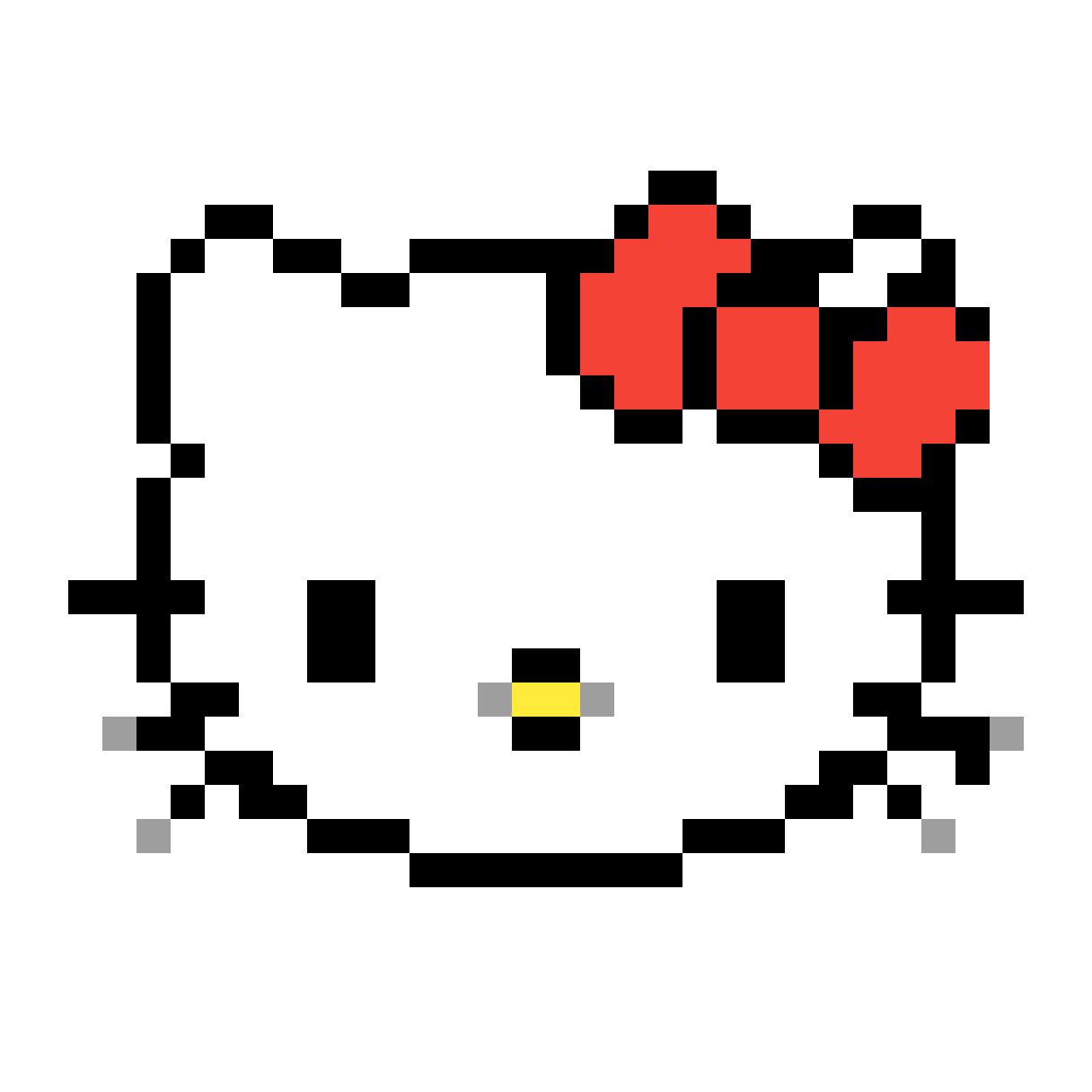 Pixilart Hello Kitty by FootDab2