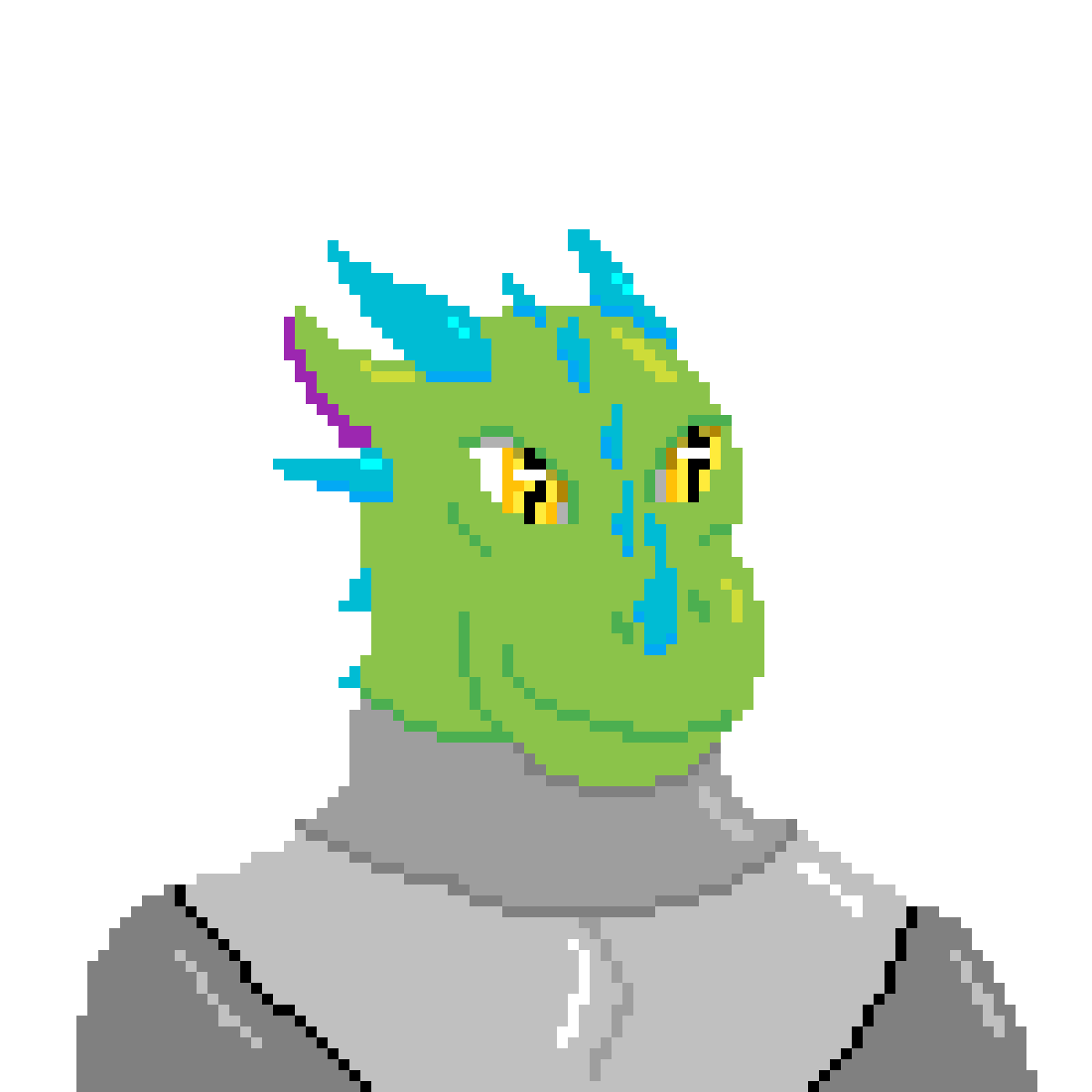 Pixilart - Shiny Armor Dragonborn by RubyDragon