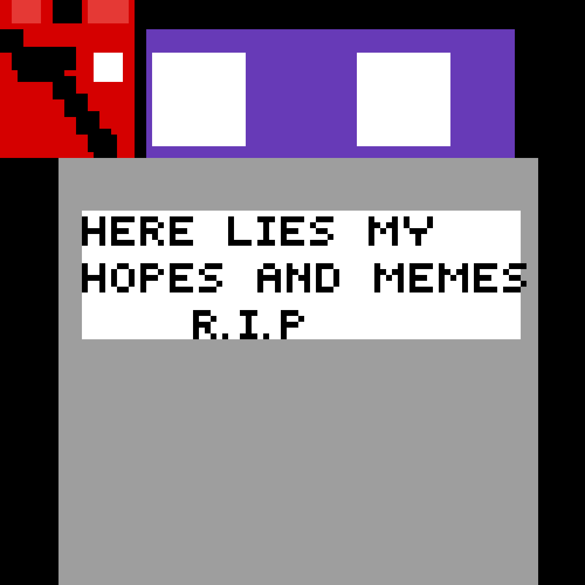 Pixilart - rip ;-; by Artmanmp4