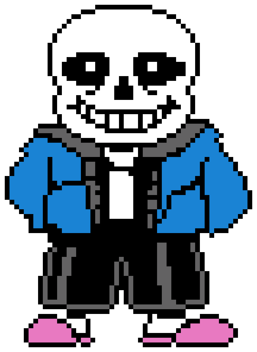 Pixilart - Bad Time Sans by mrsspider