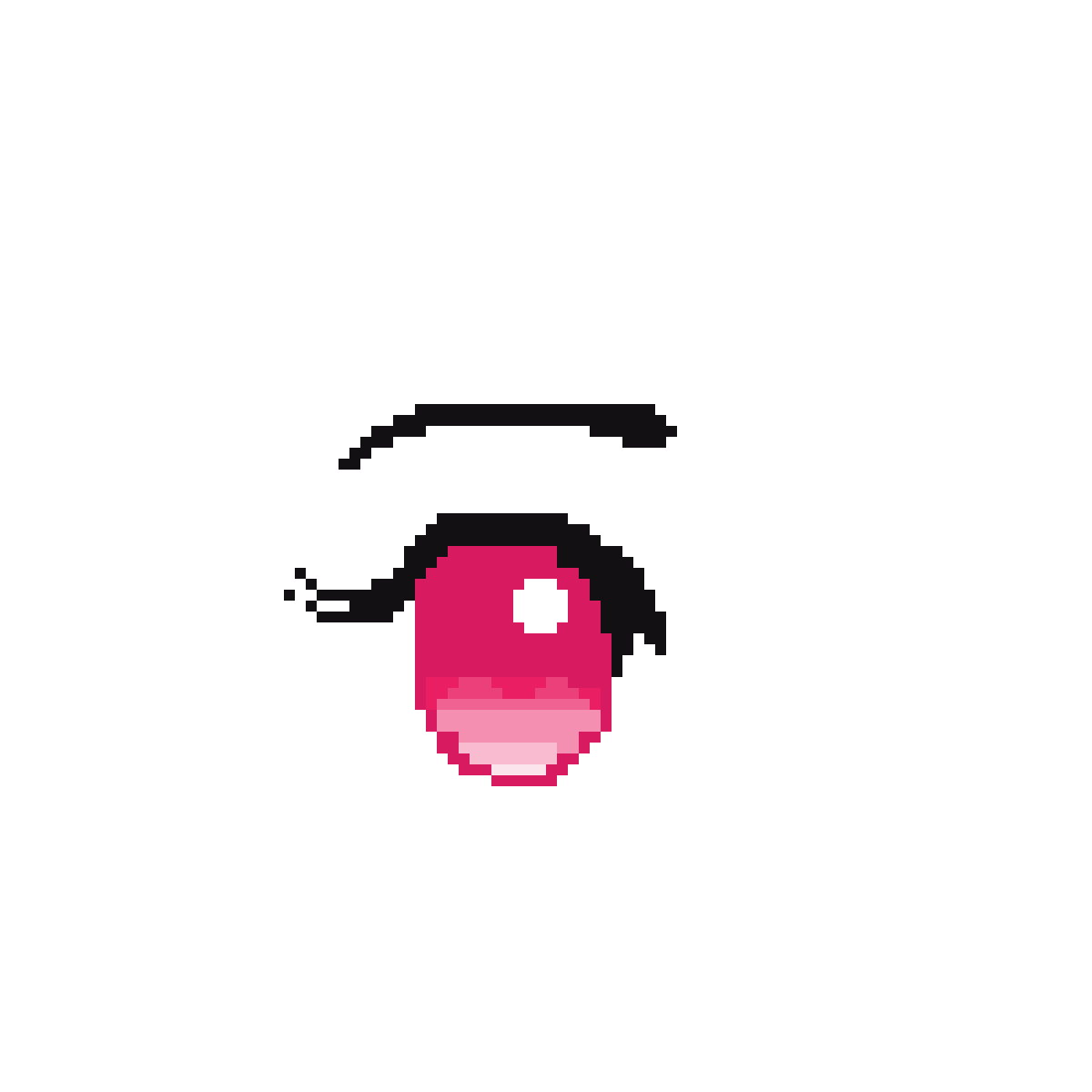 Pixilart Pink eye by ChosenOnes01