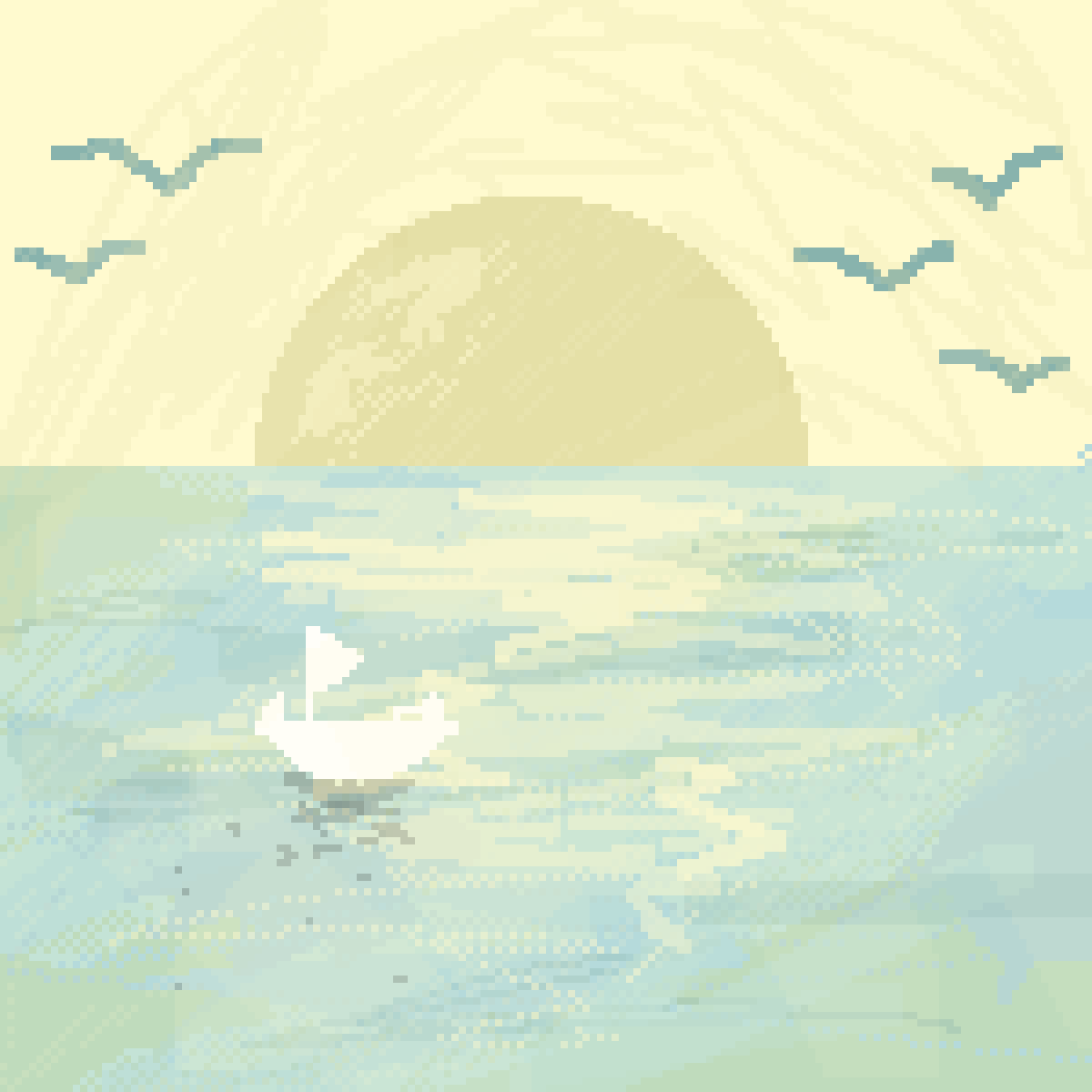 sailboat by Pusheenicorn