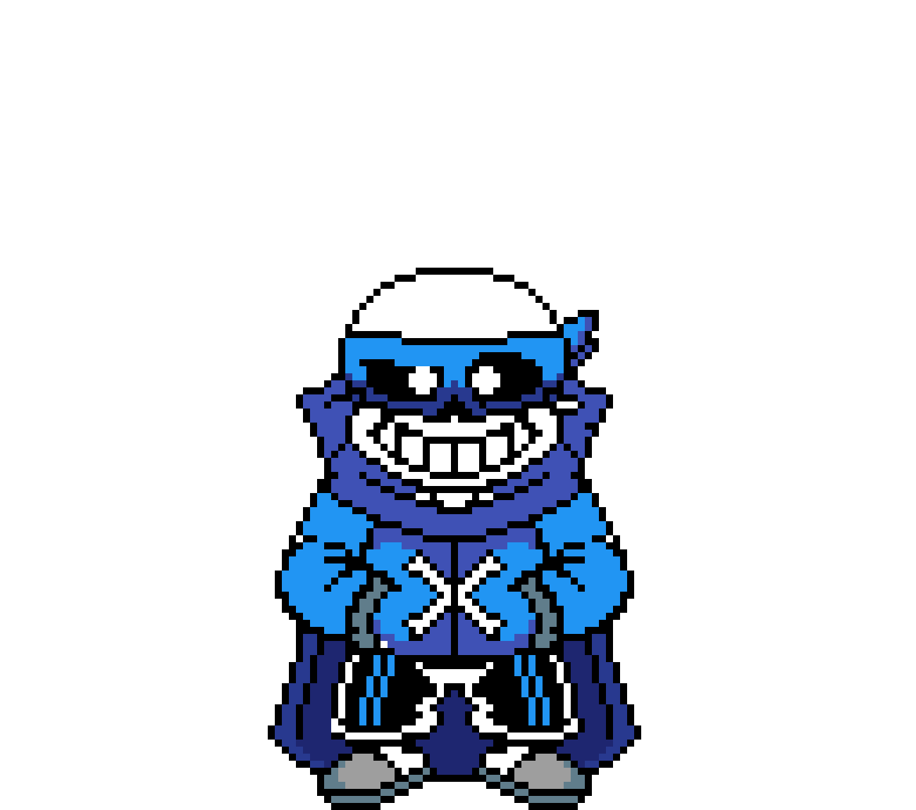 Pixilart - TS Underswap Sans by BlueFl0wey