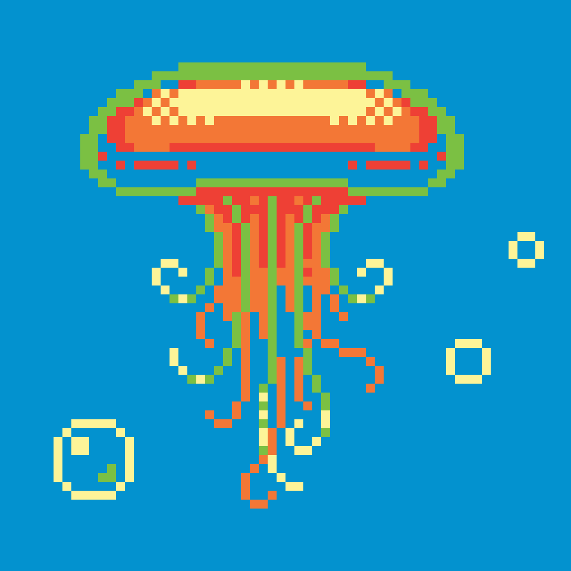 Jelly fish doin' a jelly fish thing~ by PixelPusher