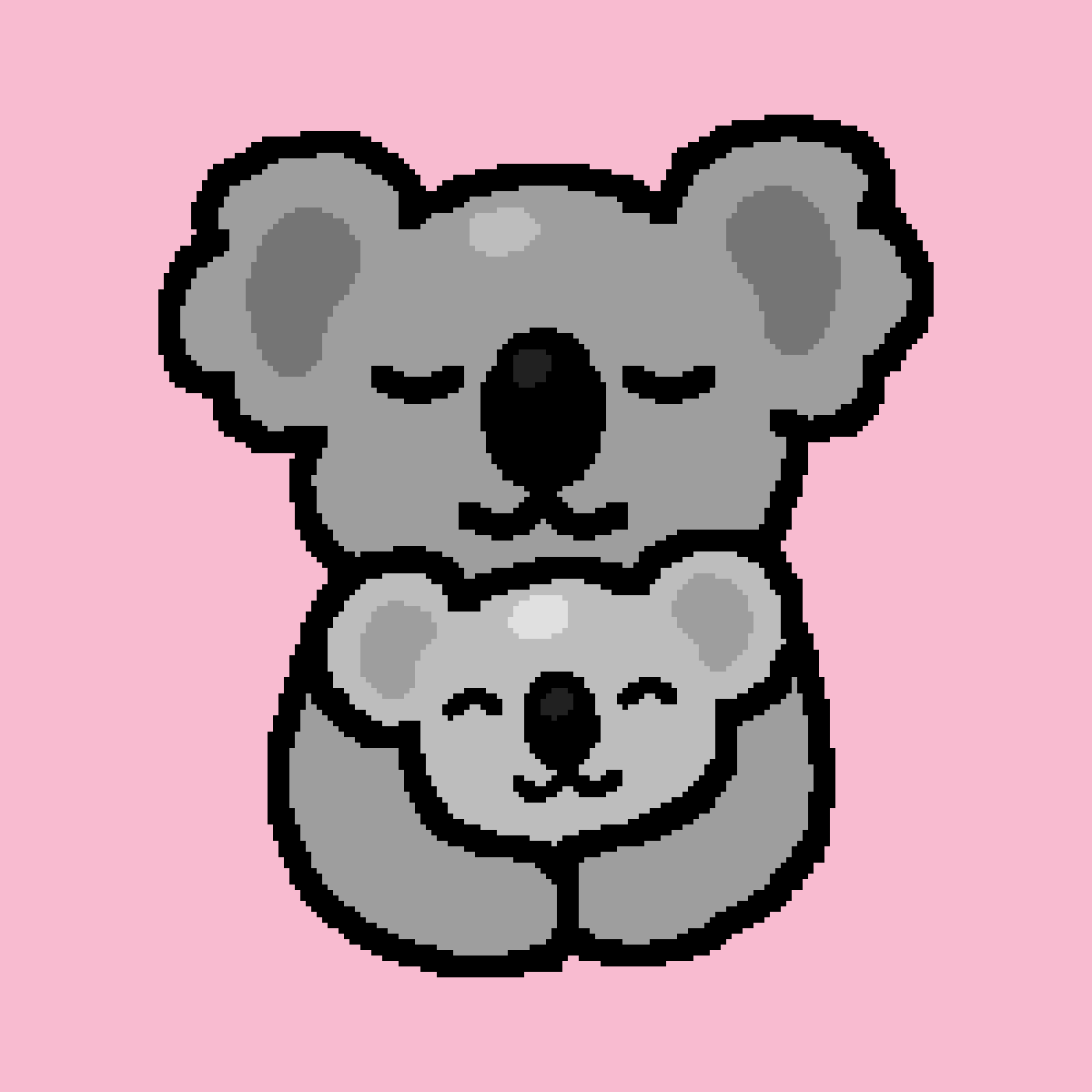 Pixilart kawaii koala s by aestheticzone