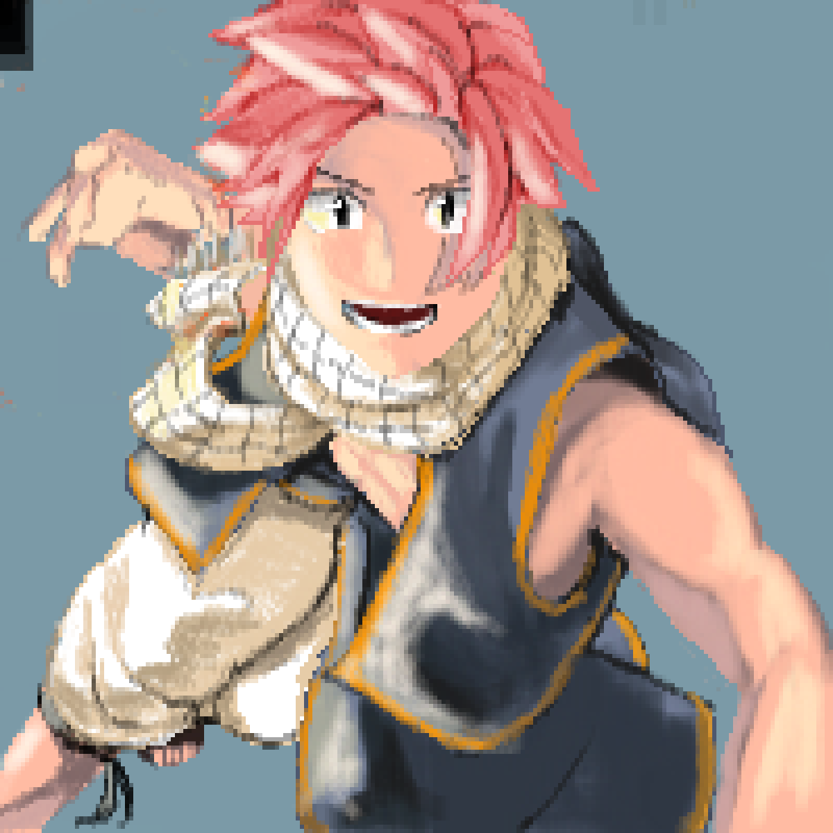 Pixilart - Natsu wip by Friedfishtticks