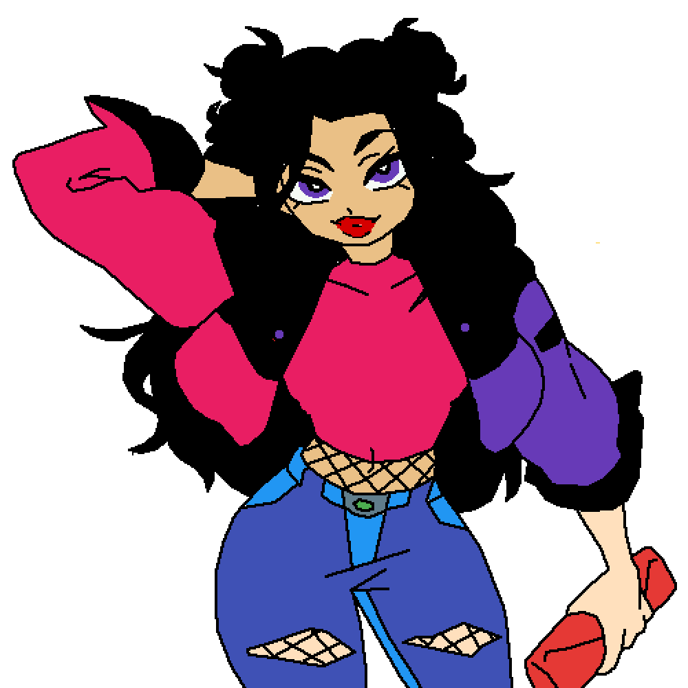 Pixilart , swag girl by divine,lawal
