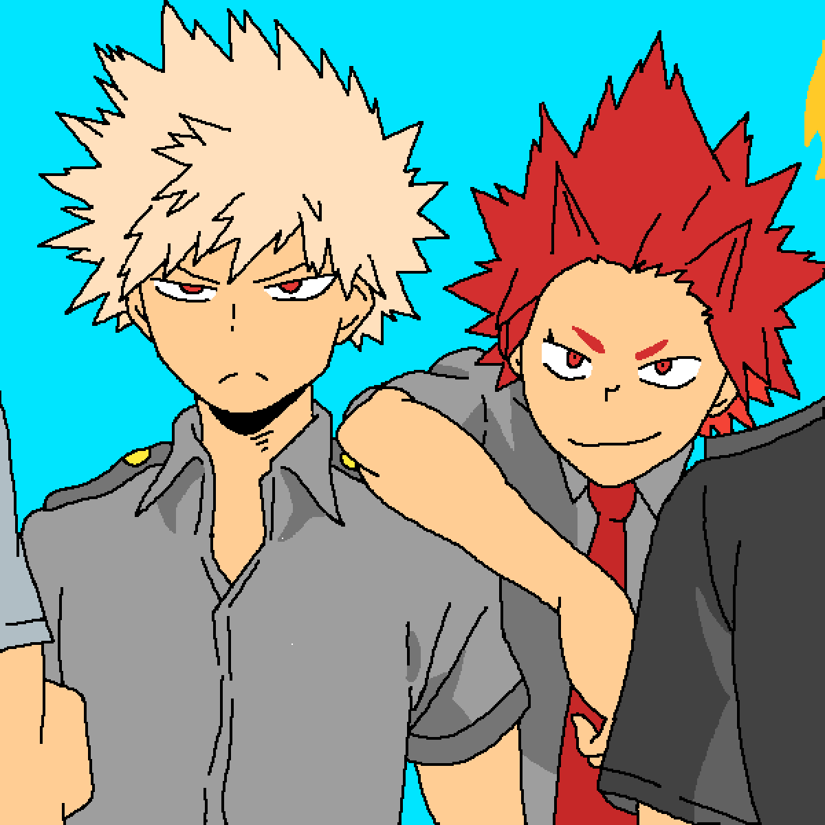 Pixilart - kiribaku by puppylove14492