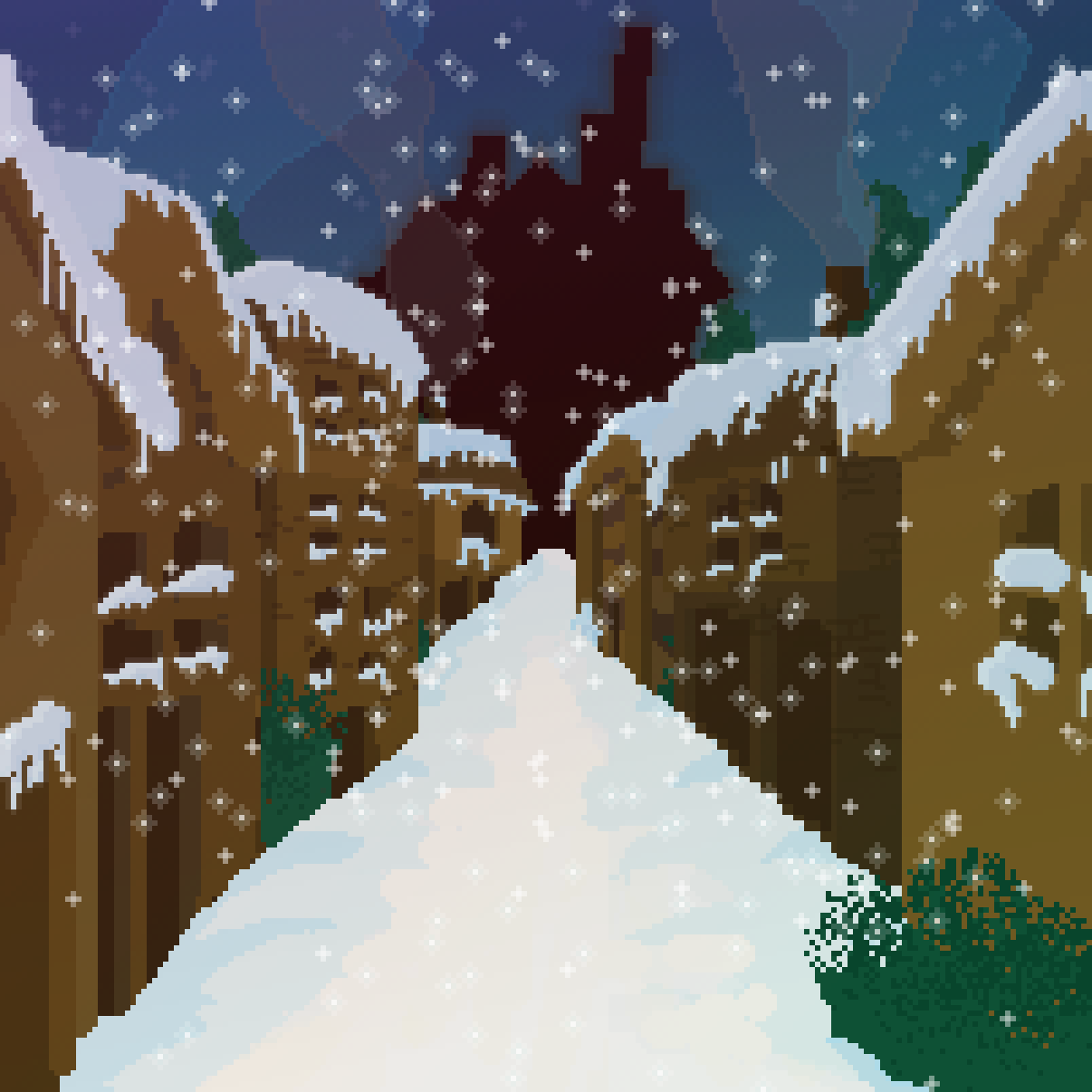 Pixilart - Santa s Village by ChaseMakesArt