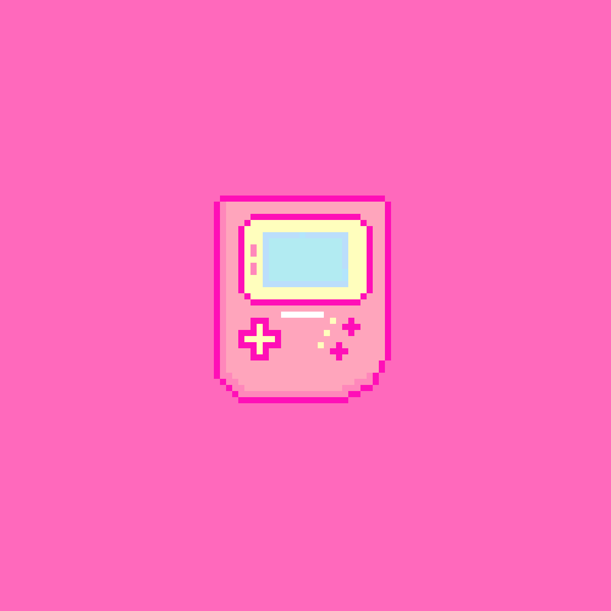 Pixilart Pink Gameboy by Piouy