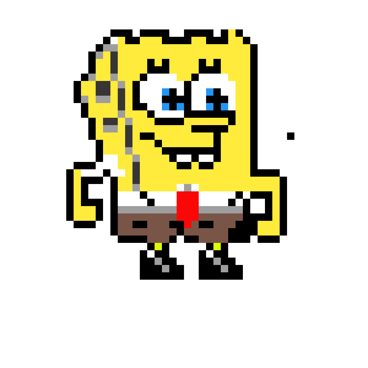 Pixilart - SpongeBob by Thomas-Train
