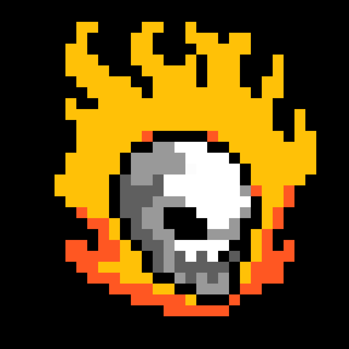 Pixilart - Pix. Ghost Rider by MrCthulhuGaming