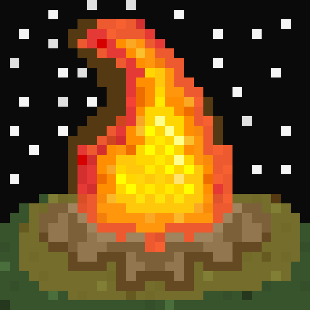 pixilart-campfire-by-bigermax25