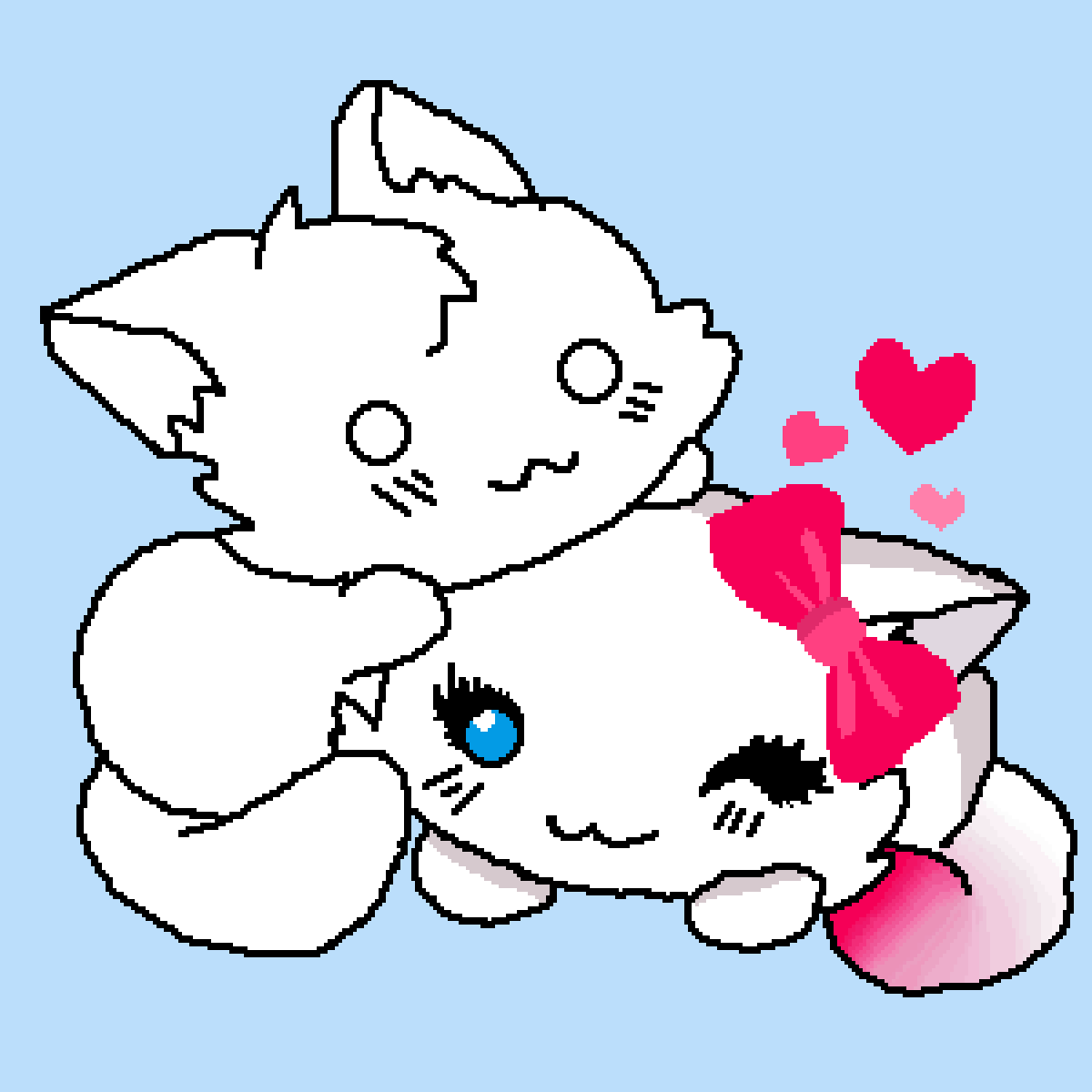 Pixilart - Cute kitties~ by StormyEnglish