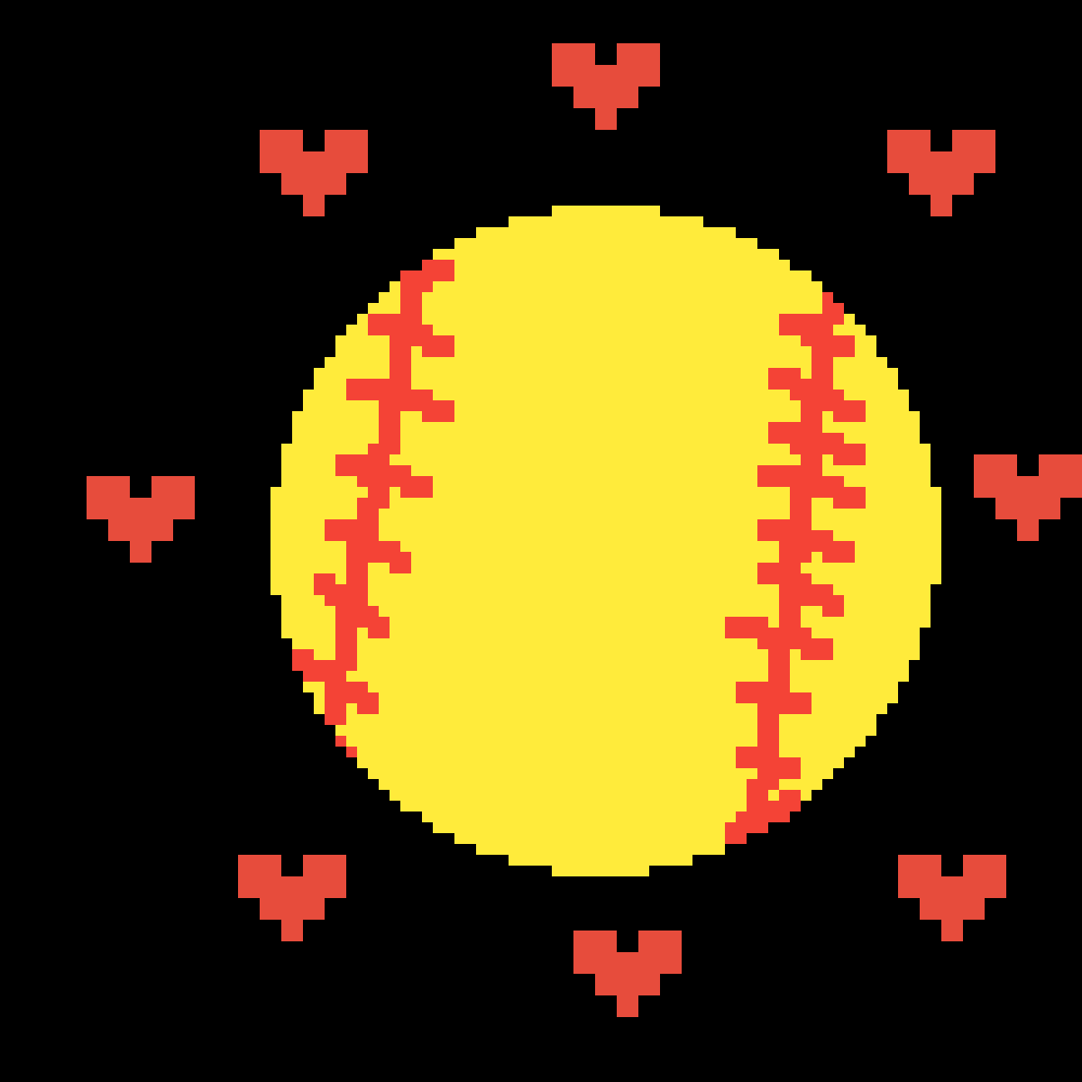 Pixilart softball pixel art by me by Anonymous