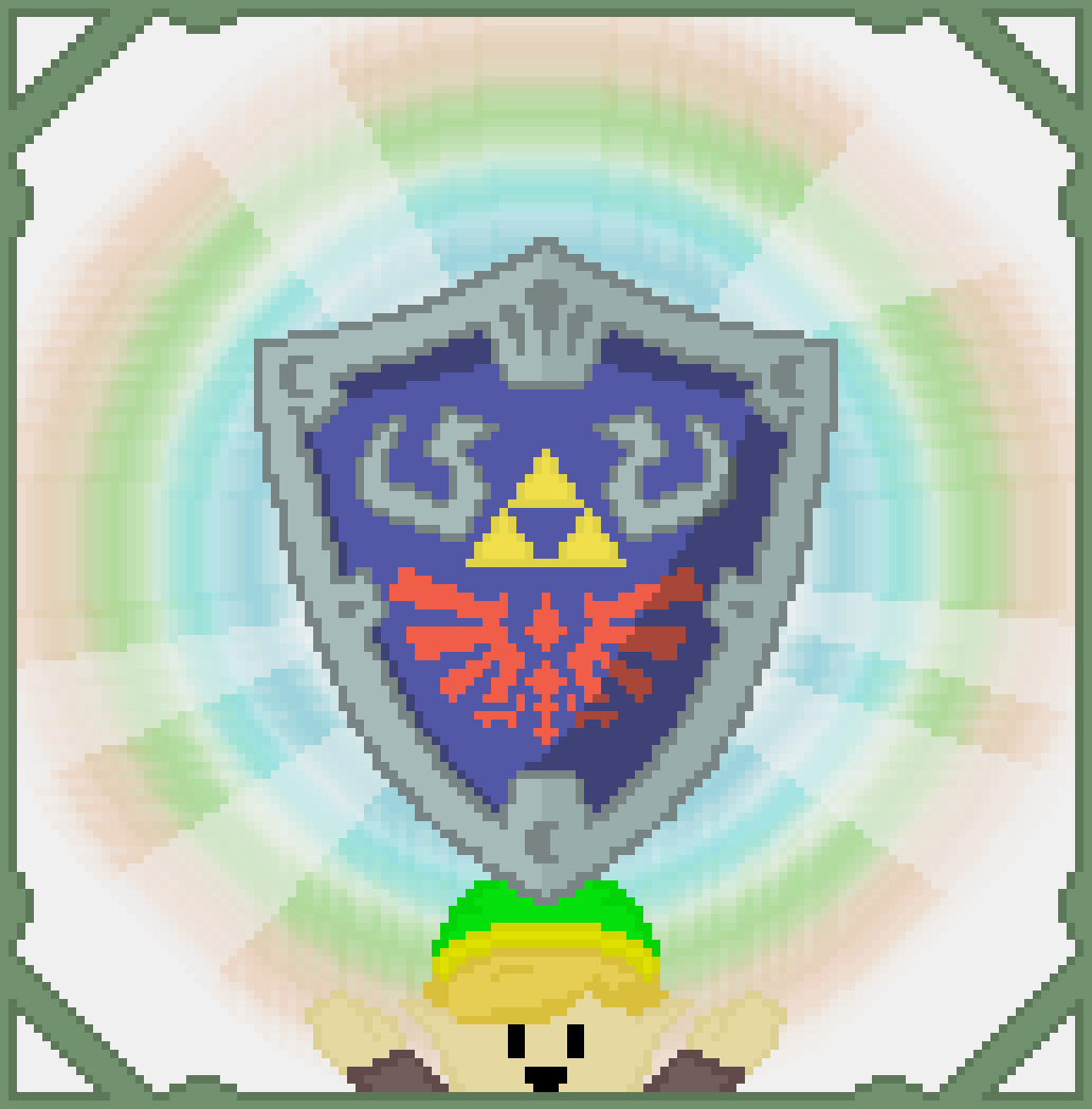 Pixilart - Hylian Shield by Foopy